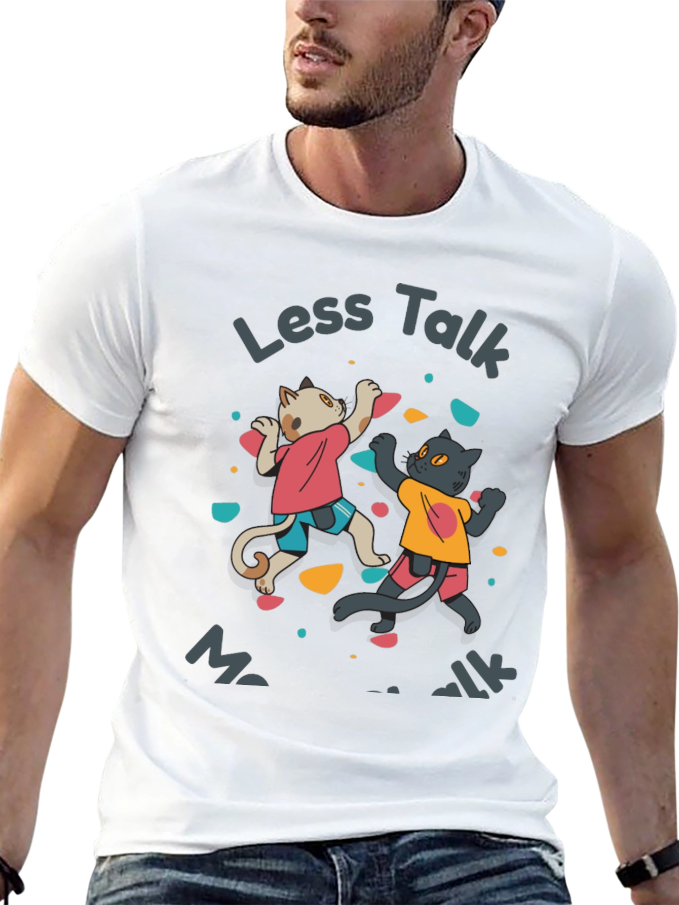 Less Talk More Chalk Graphic Tee