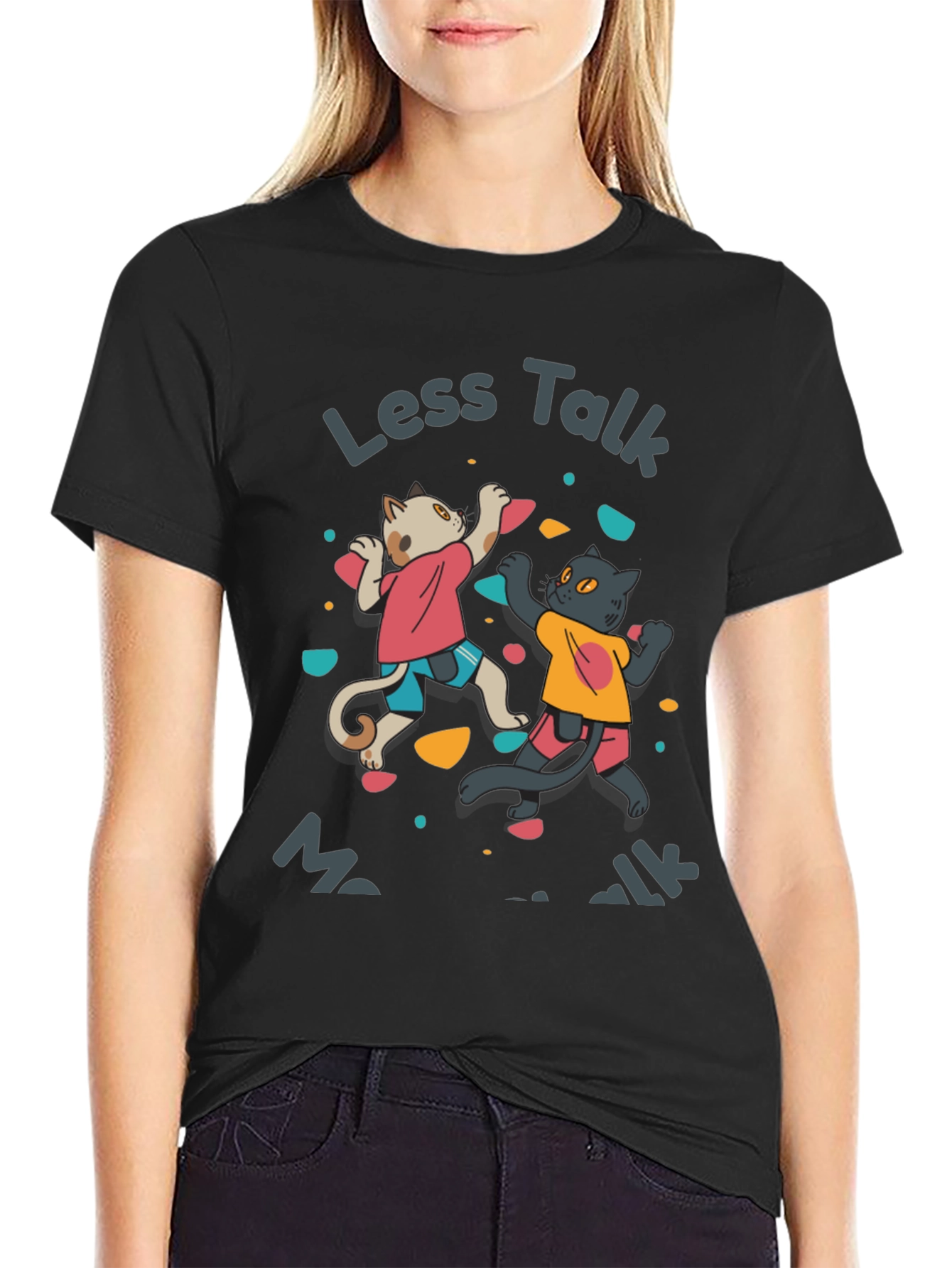 Less Talk More Chalk Graphic Tee