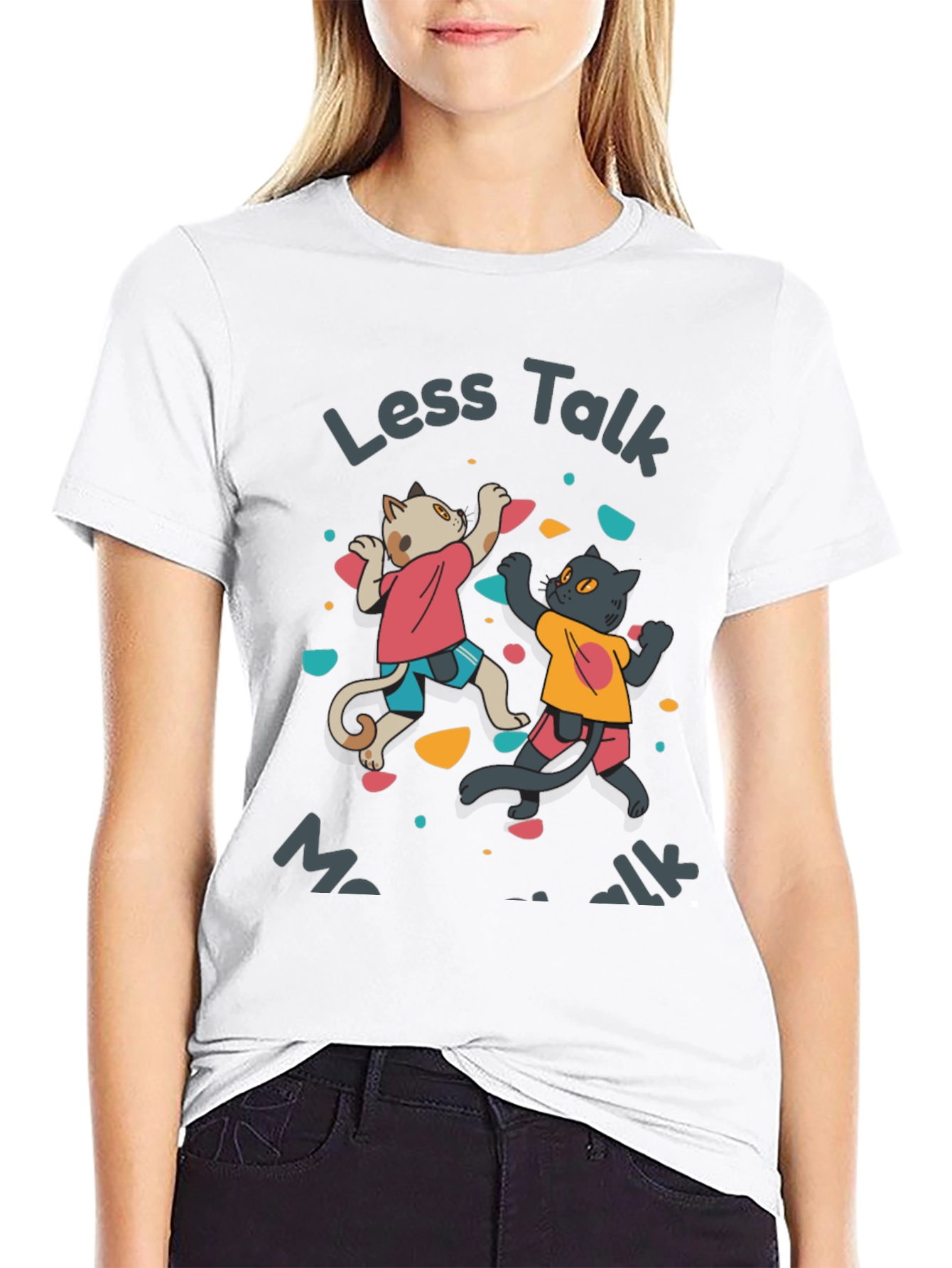 Less Talk More Chalk Graphic Tee