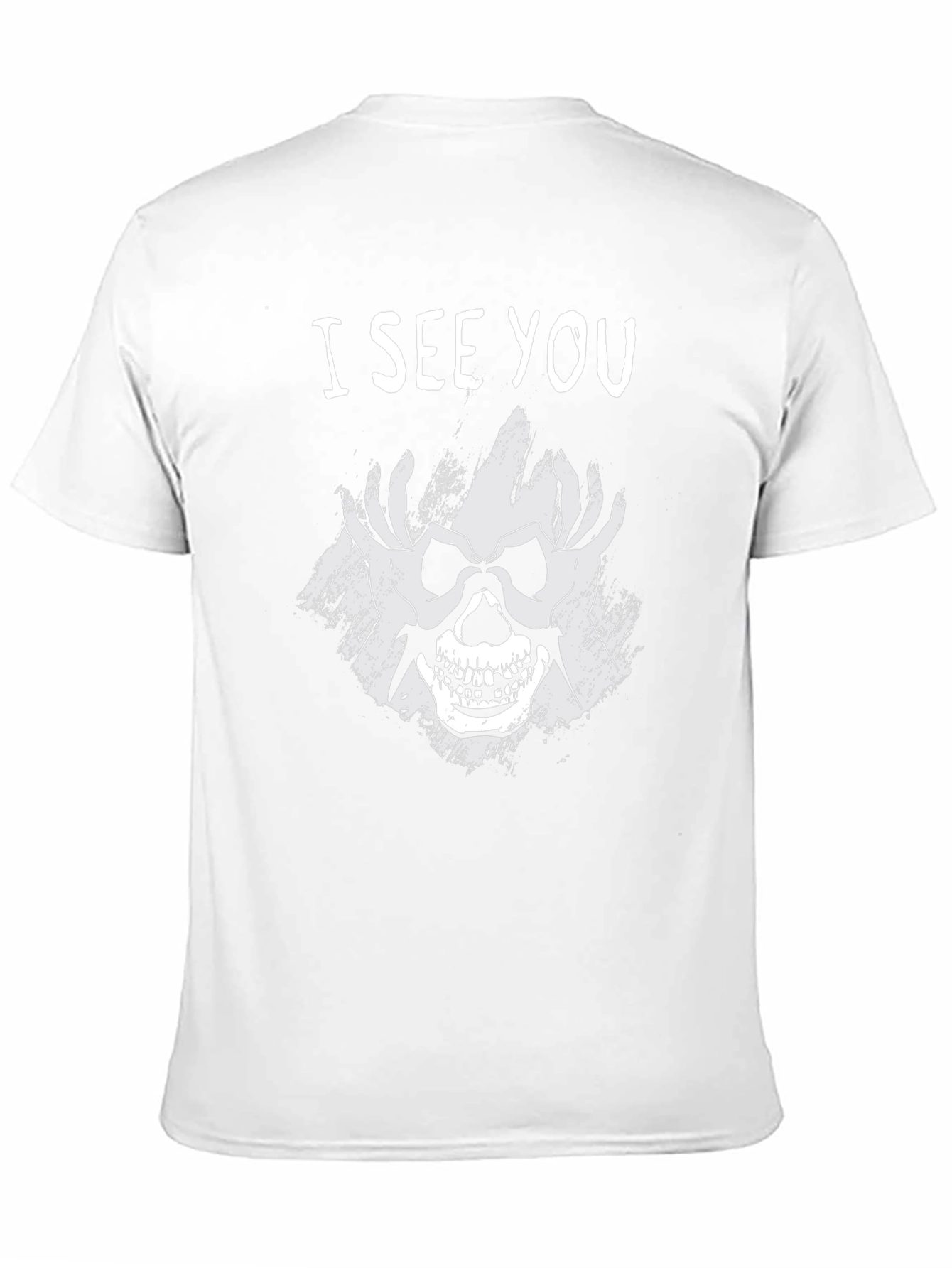 I See You Skull Graphic Tee - Black