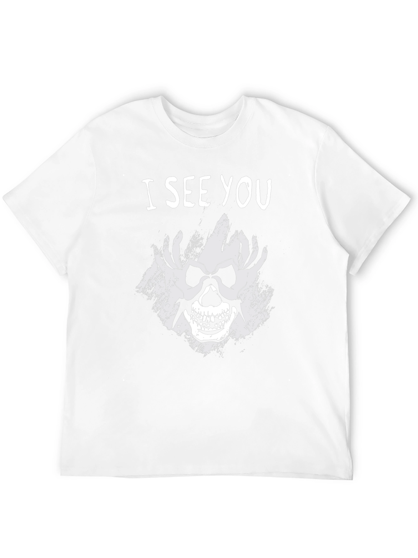I See You Skull Graphic Tee - Black