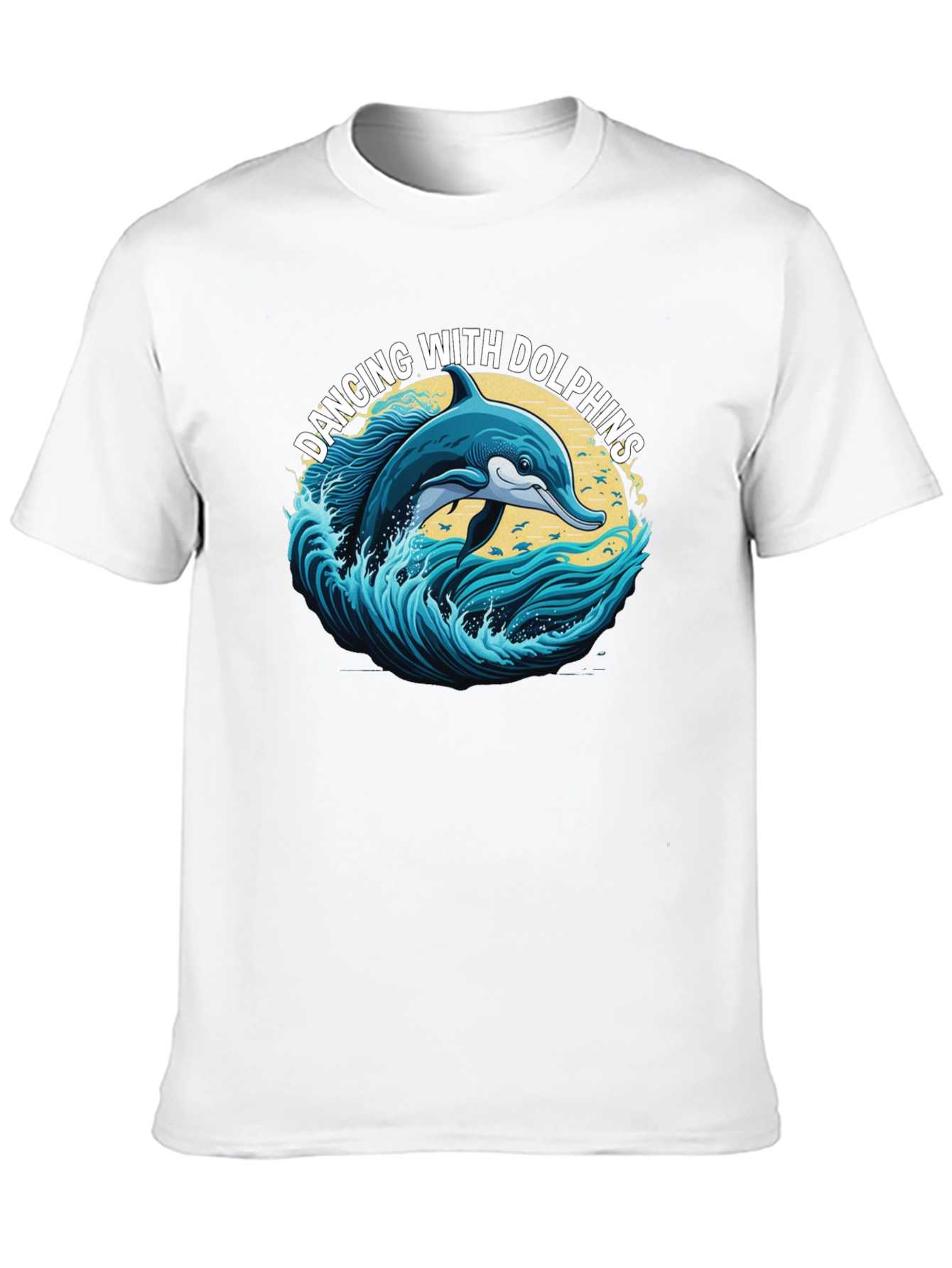 Dancing with Dolphins Graphic T-Shirt