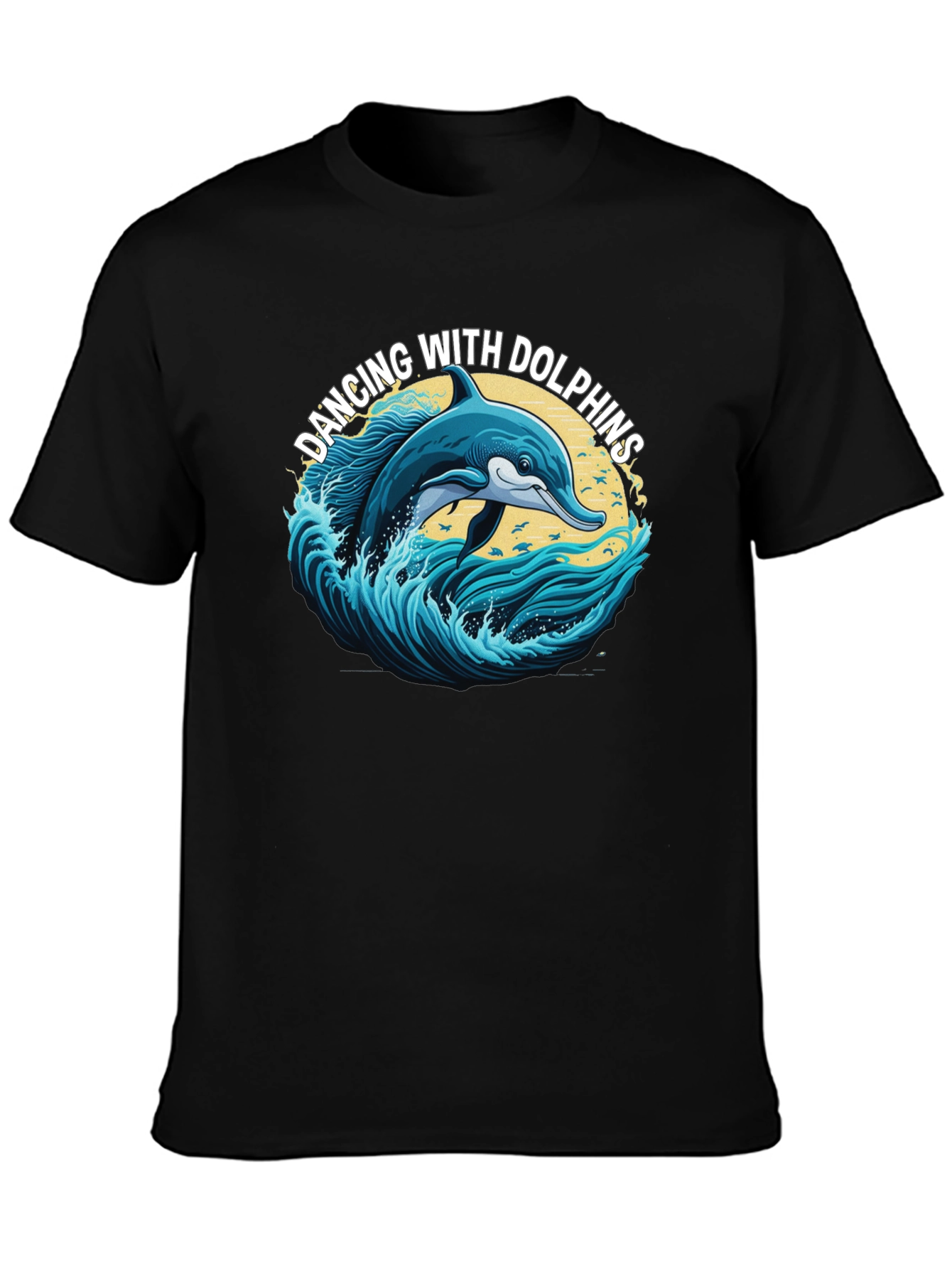 Dancing with Dolphins Graphic T-Shirt