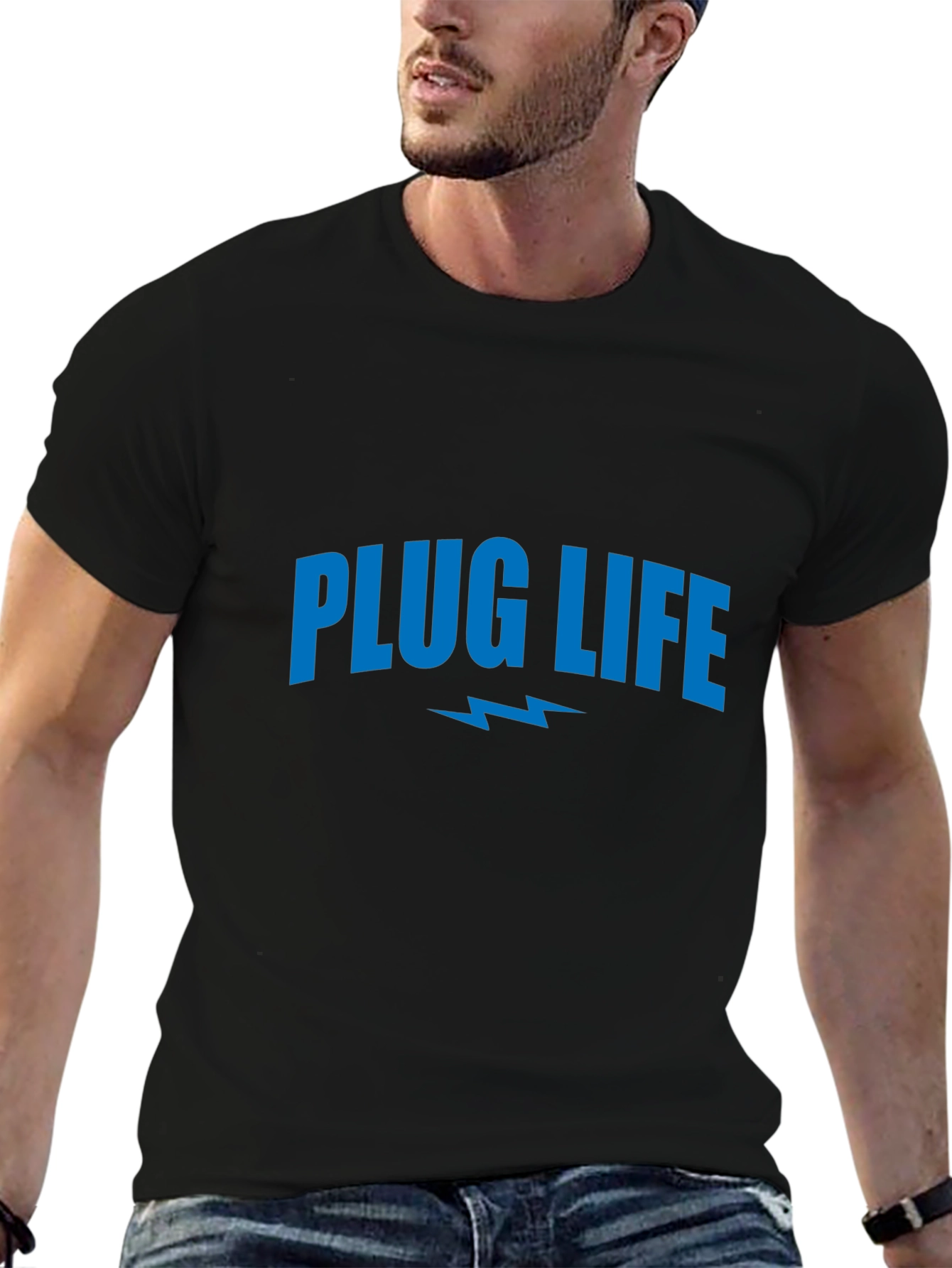 Plug Life Black T-Shirt