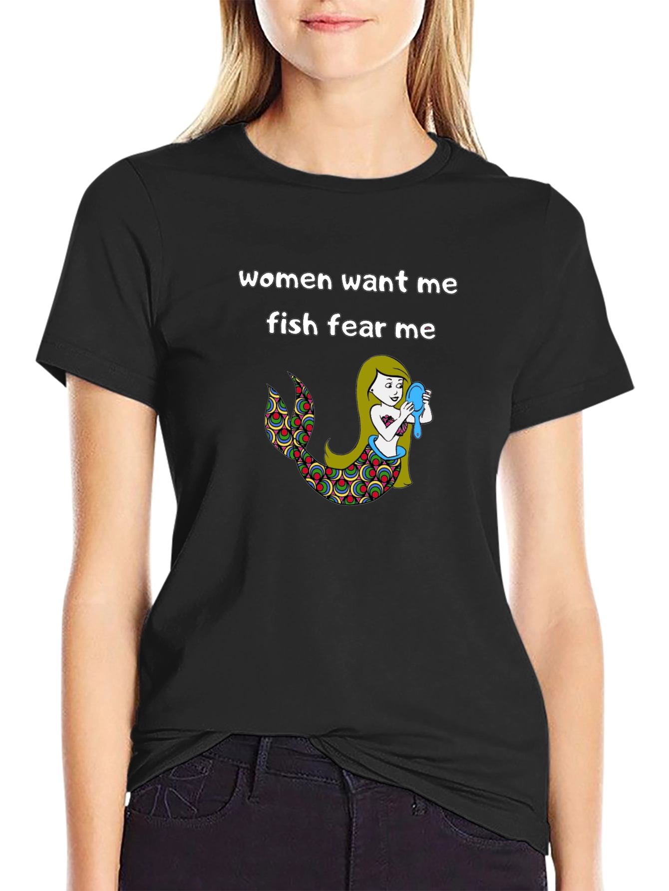 Women Want Me Fish Fear Me T-Shirt
