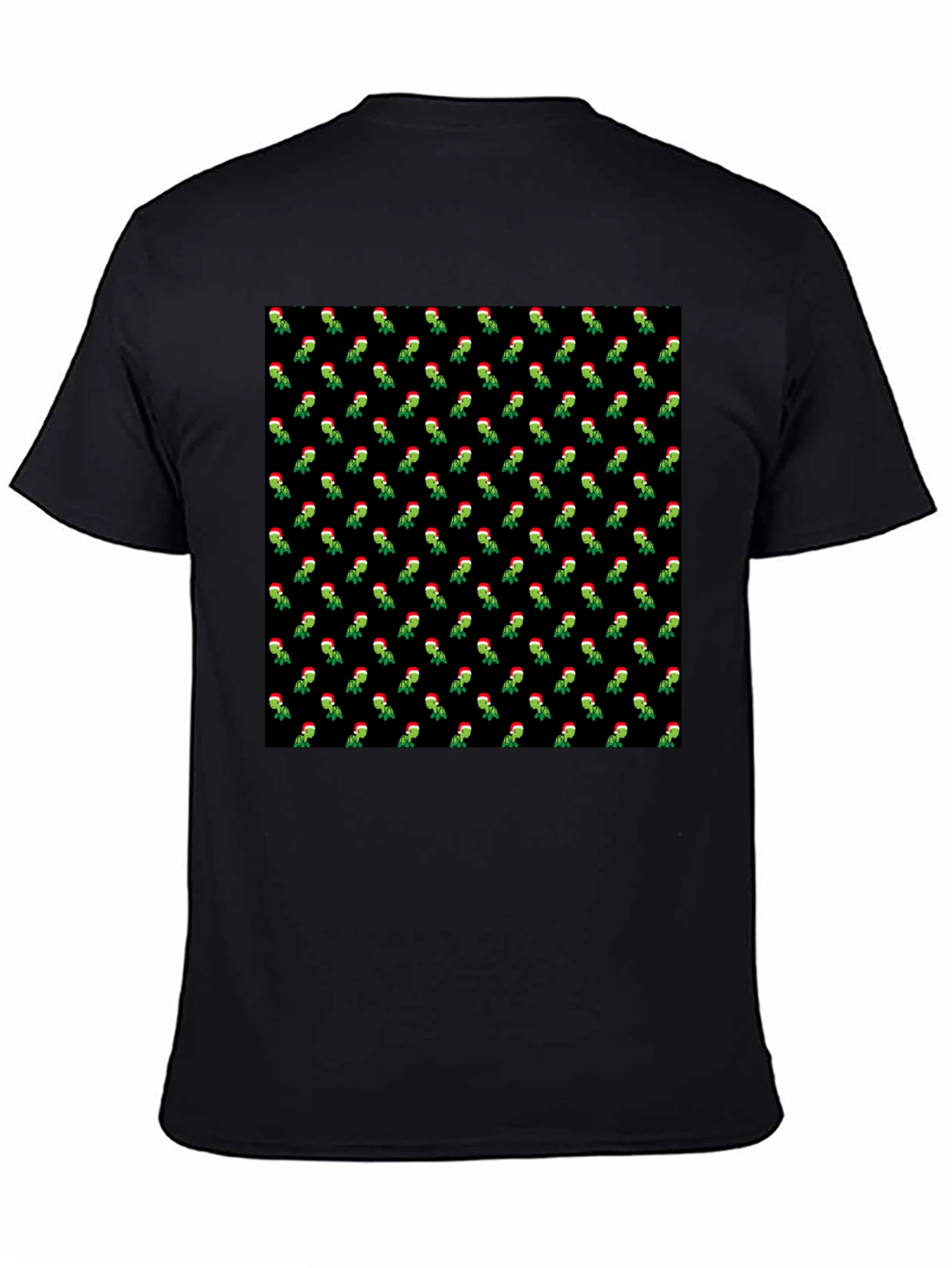 Festive Grinch Pattern T-Shirt