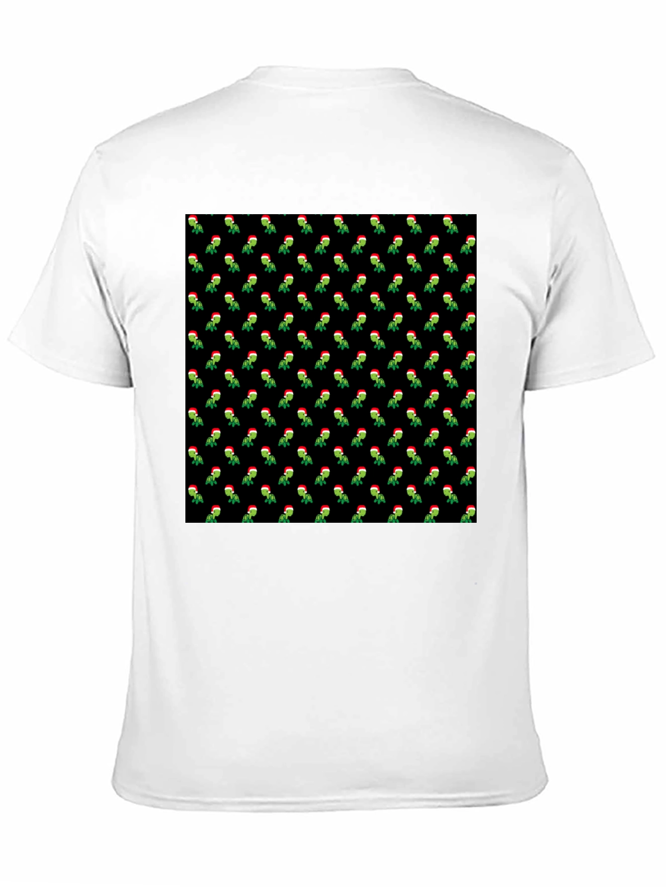 Festive Grinch Pattern T-Shirt