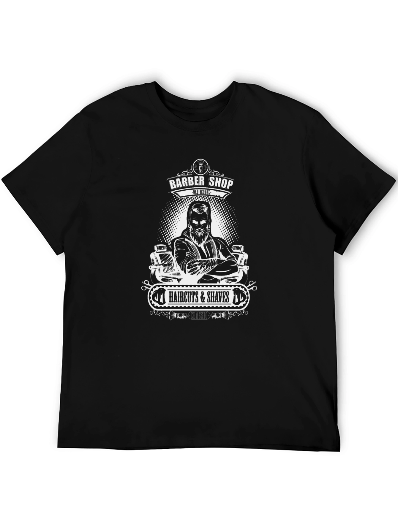 Barber Shop Haircuts & Shaves Graphic T-Shirt
