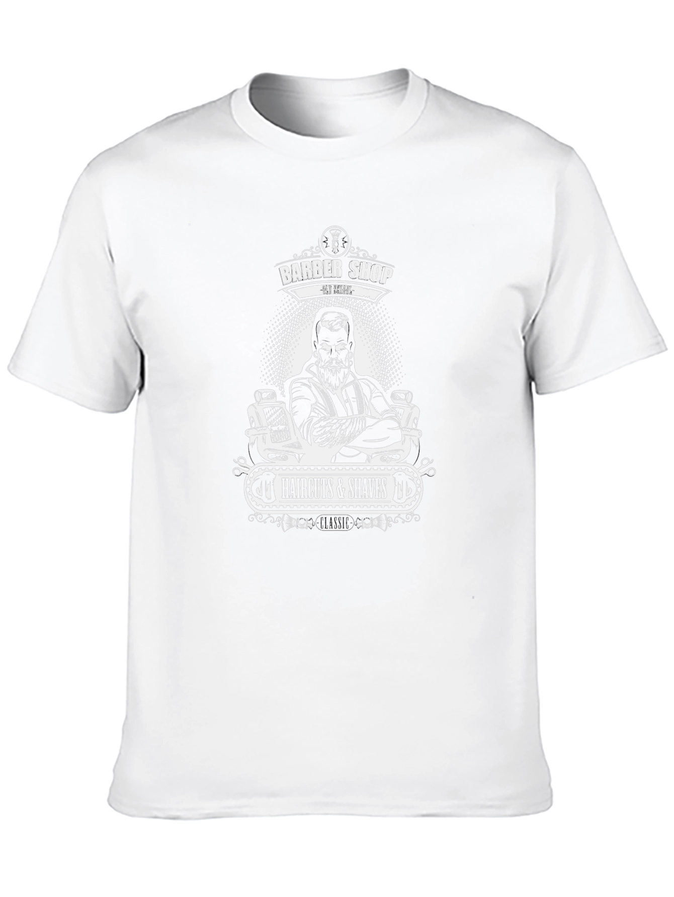 Barber Shop Haircuts & Shaves Graphic T-Shirt