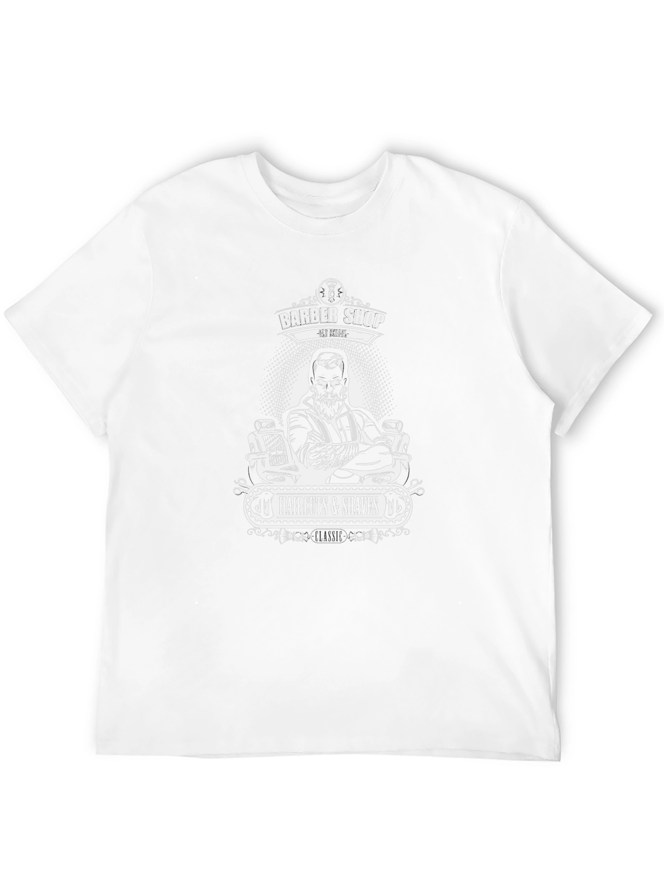Barber Shop Haircuts & Shaves Graphic T-Shirt