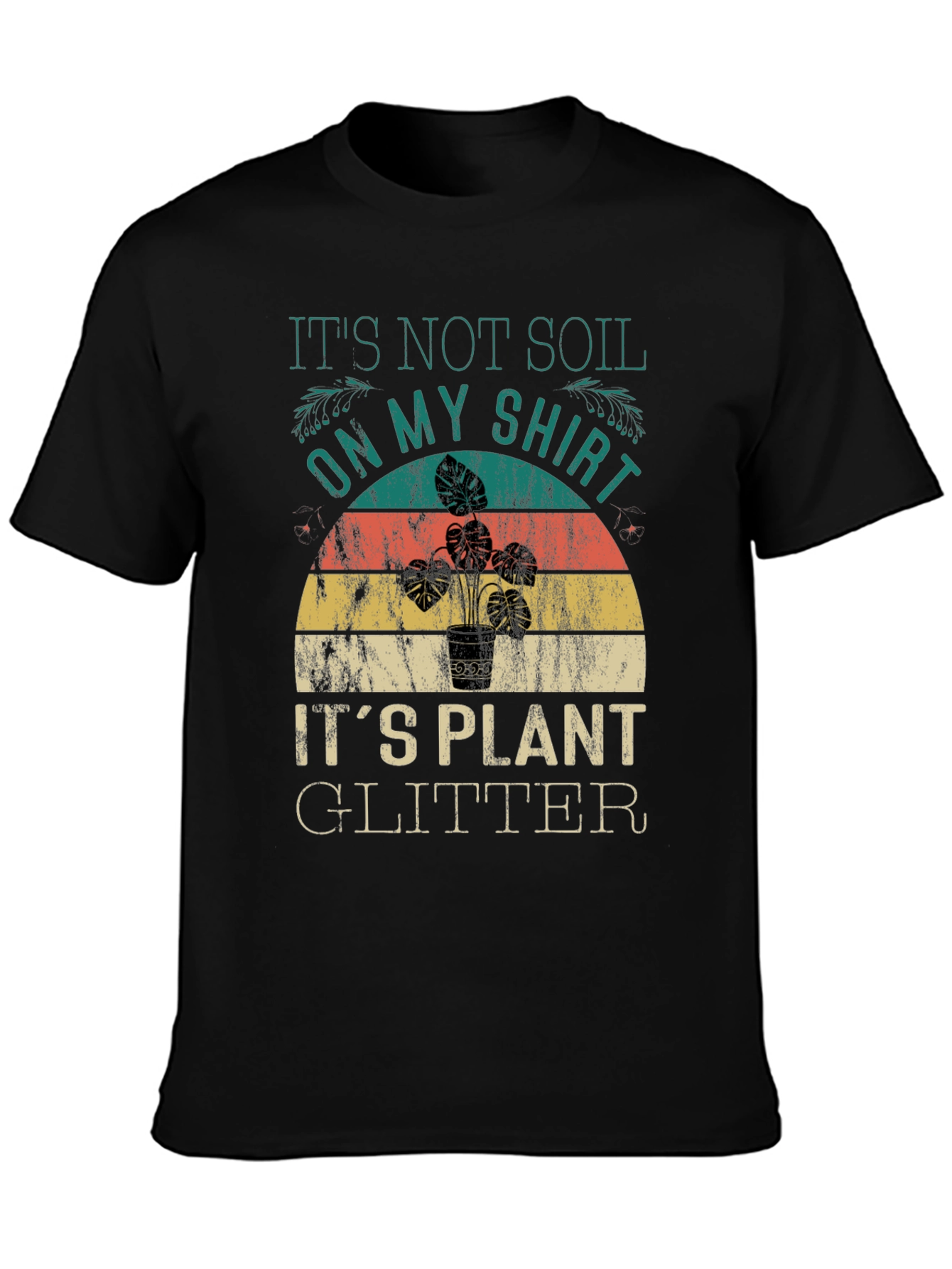 Plant Glitter Graphic Tee - Soil Shirt Alternative