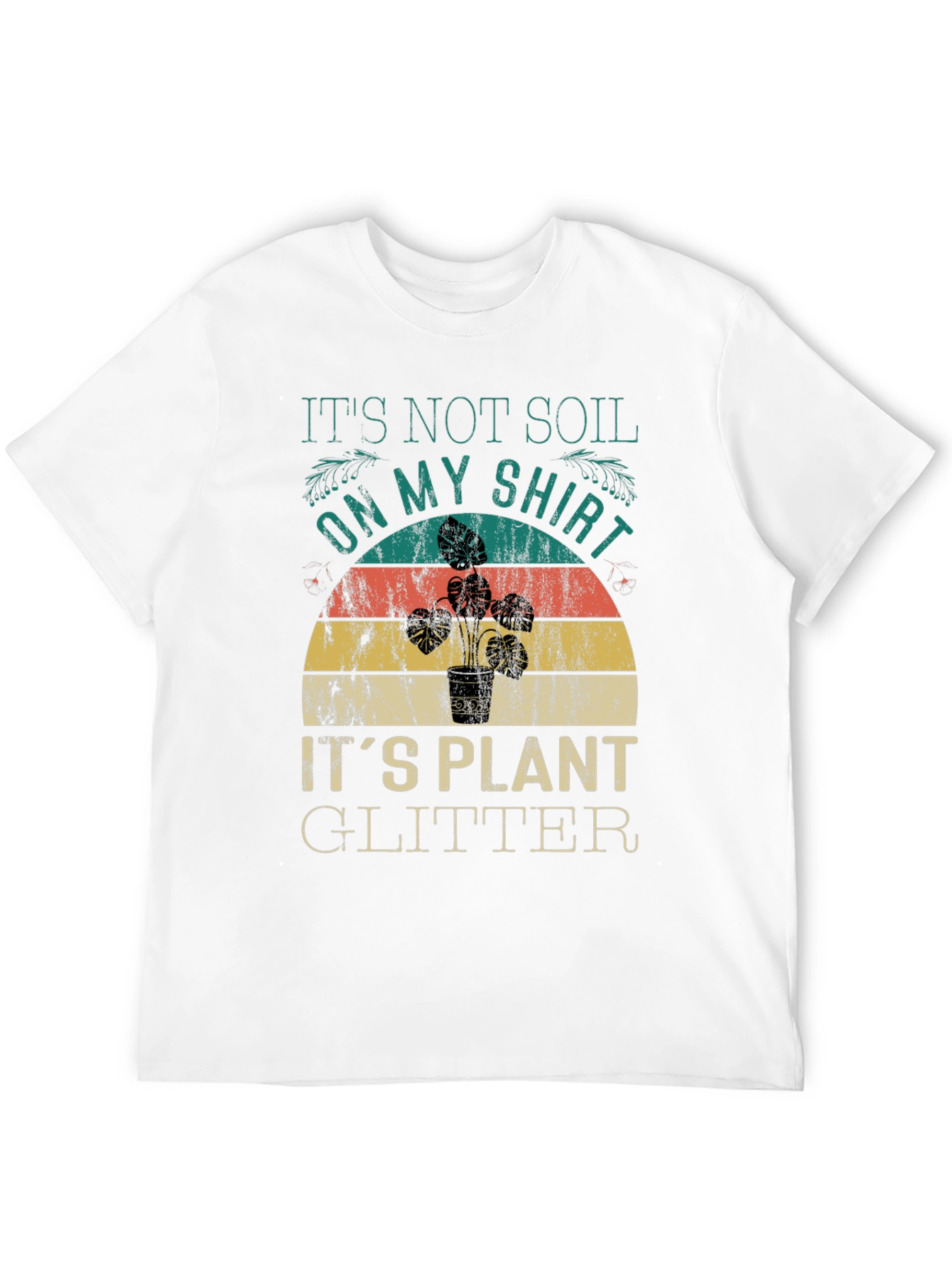 Plant Glitter Graphic Tee - Soil Shirt Alternative