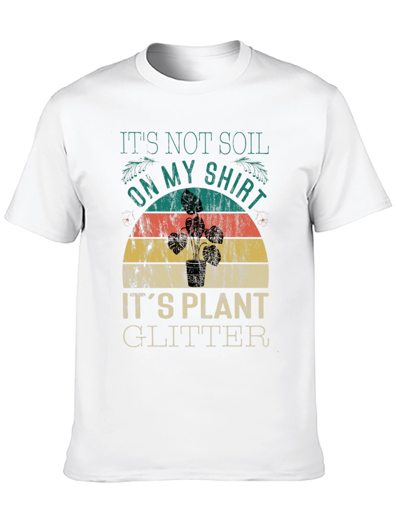 Plant Glitter Graphic Tee - Soil Shirt Alternative