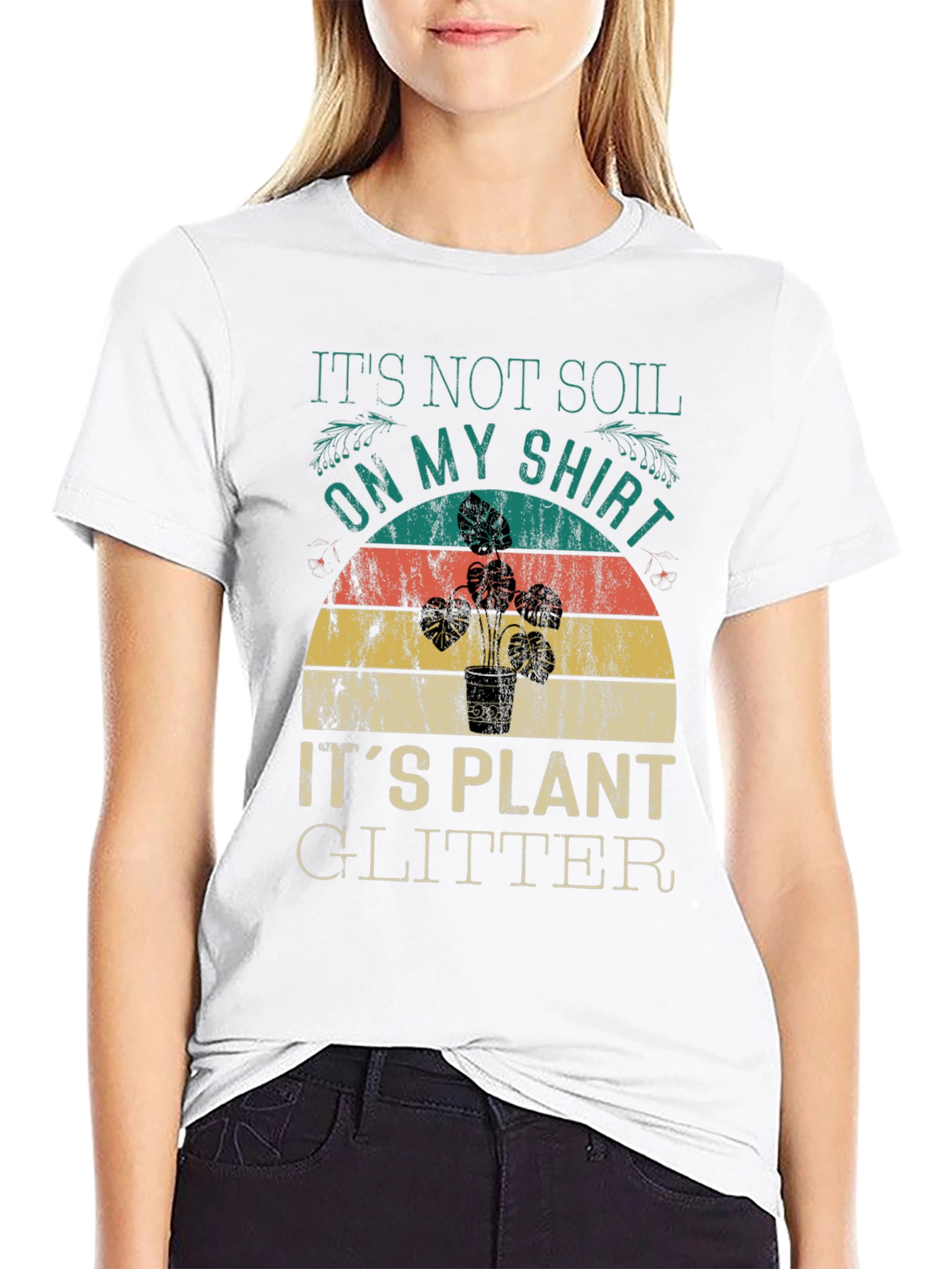 Plant Glitter Graphic Tee - Soil Shirt Alternative