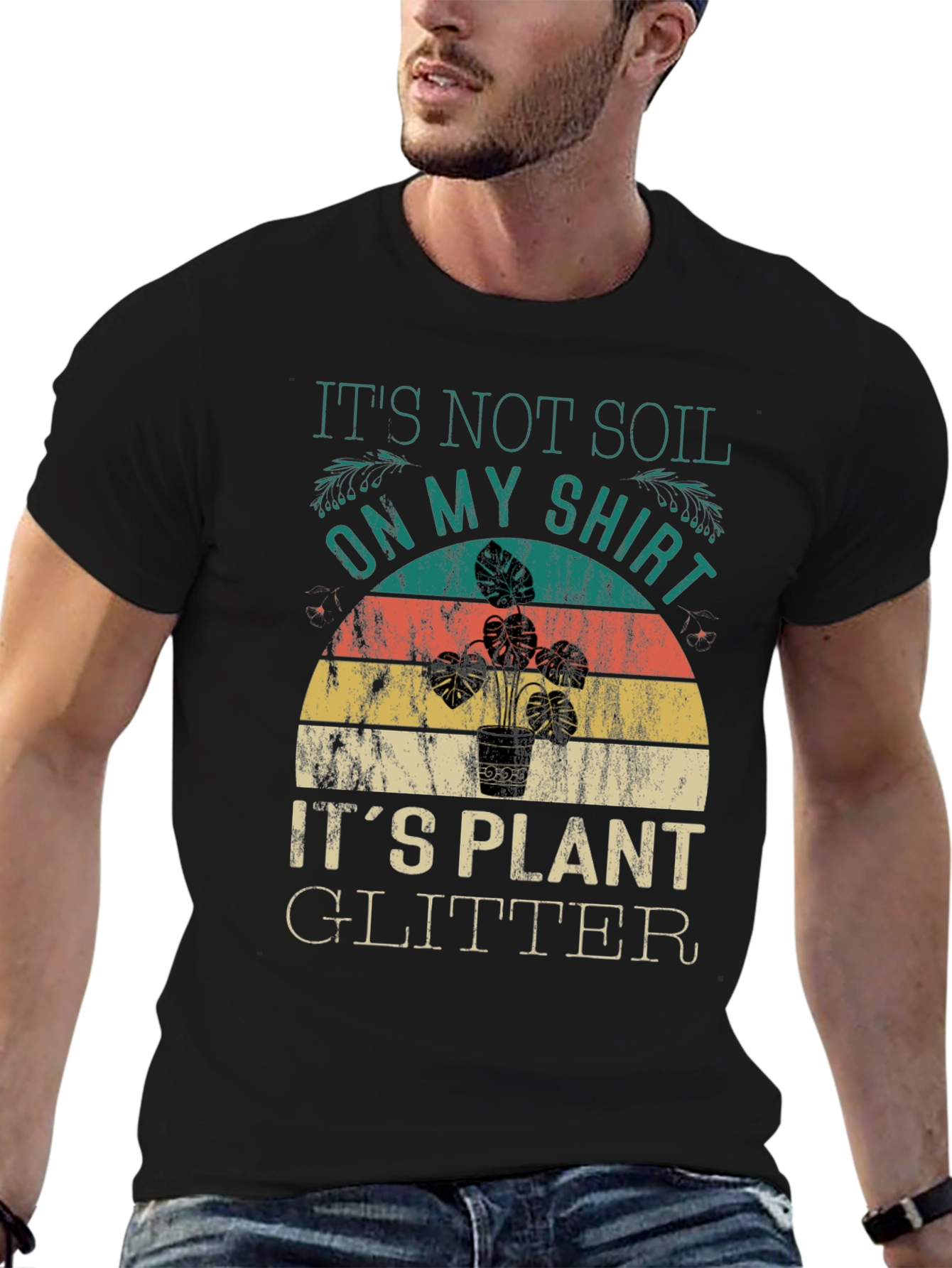 Plant Glitter Graphic Tee - Soil Shirt Alternative