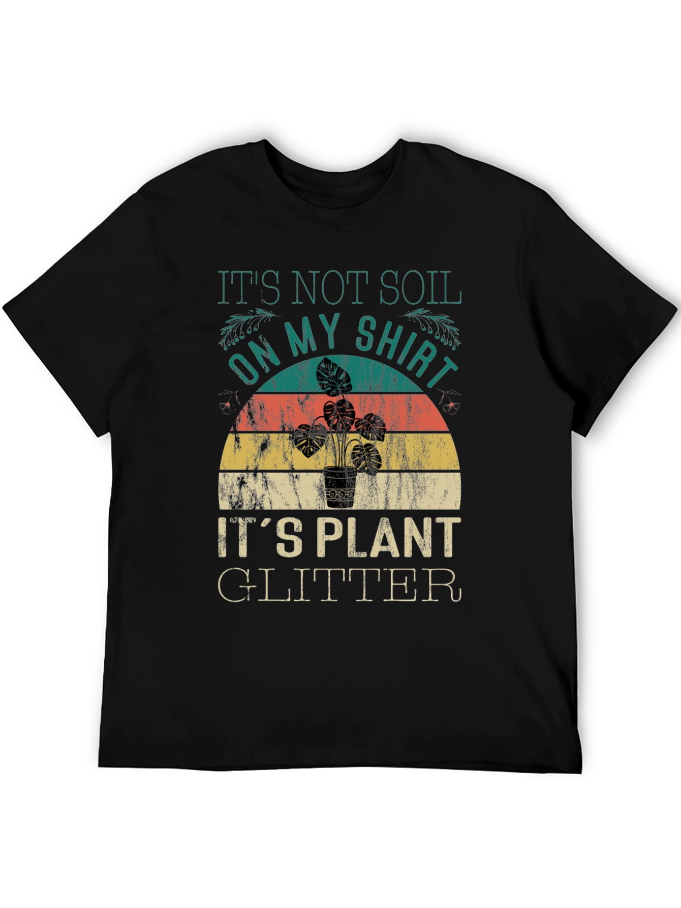 Plant Glitter Graphic Tee - Soil Shirt Alternative