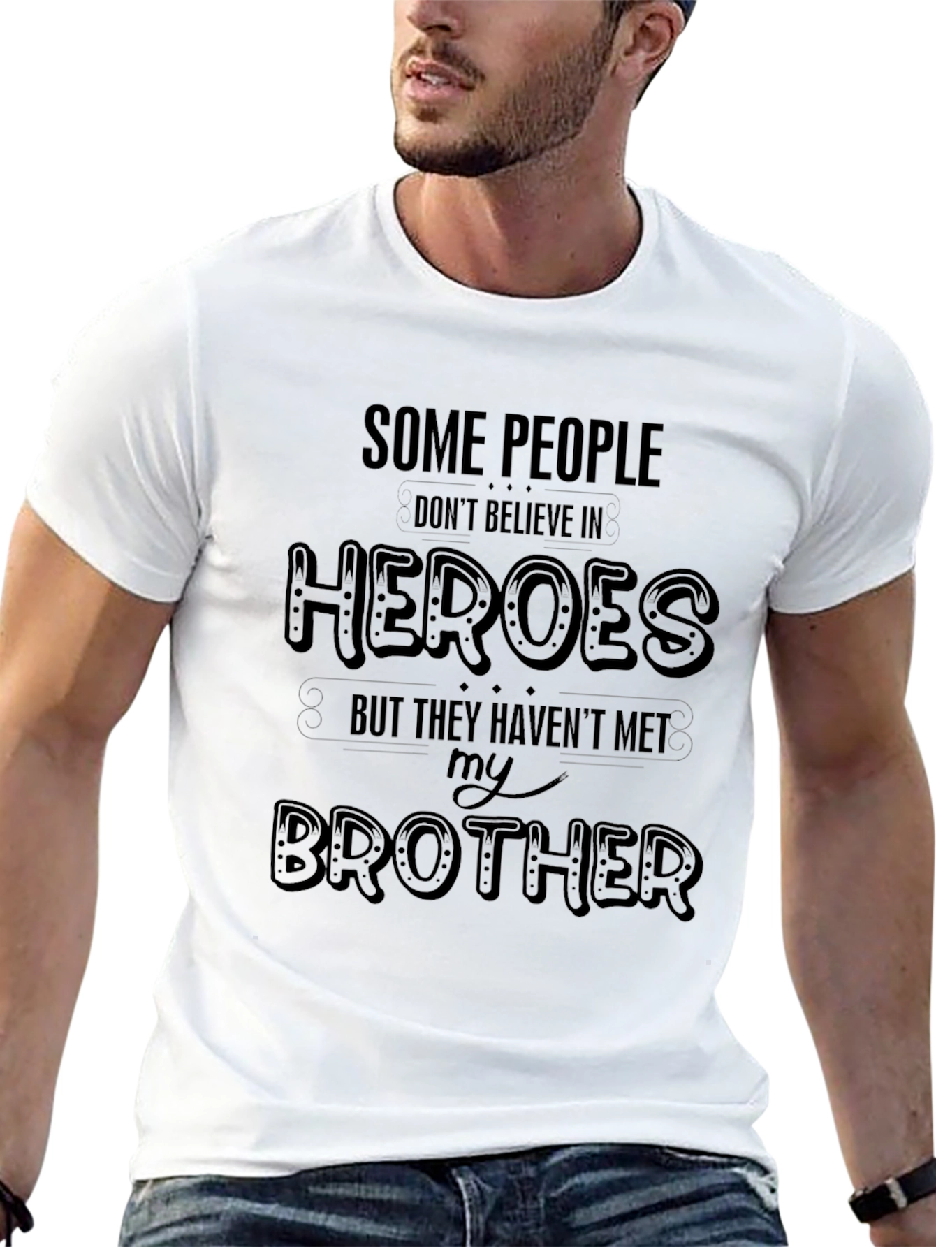 Hero Brother T-Shirt - Gift for Brother