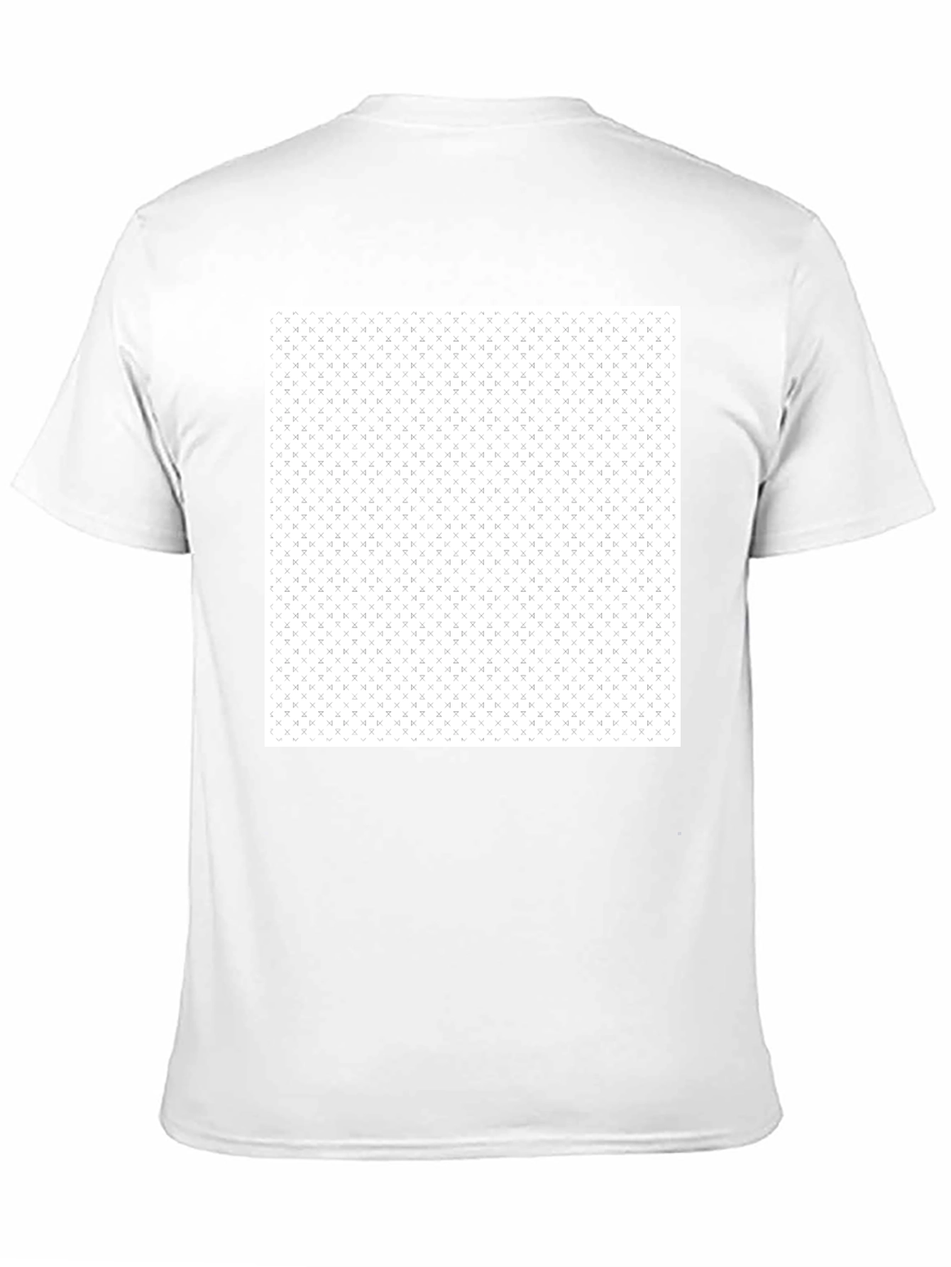 Modern Black T-Shirt with Geometric Pattern