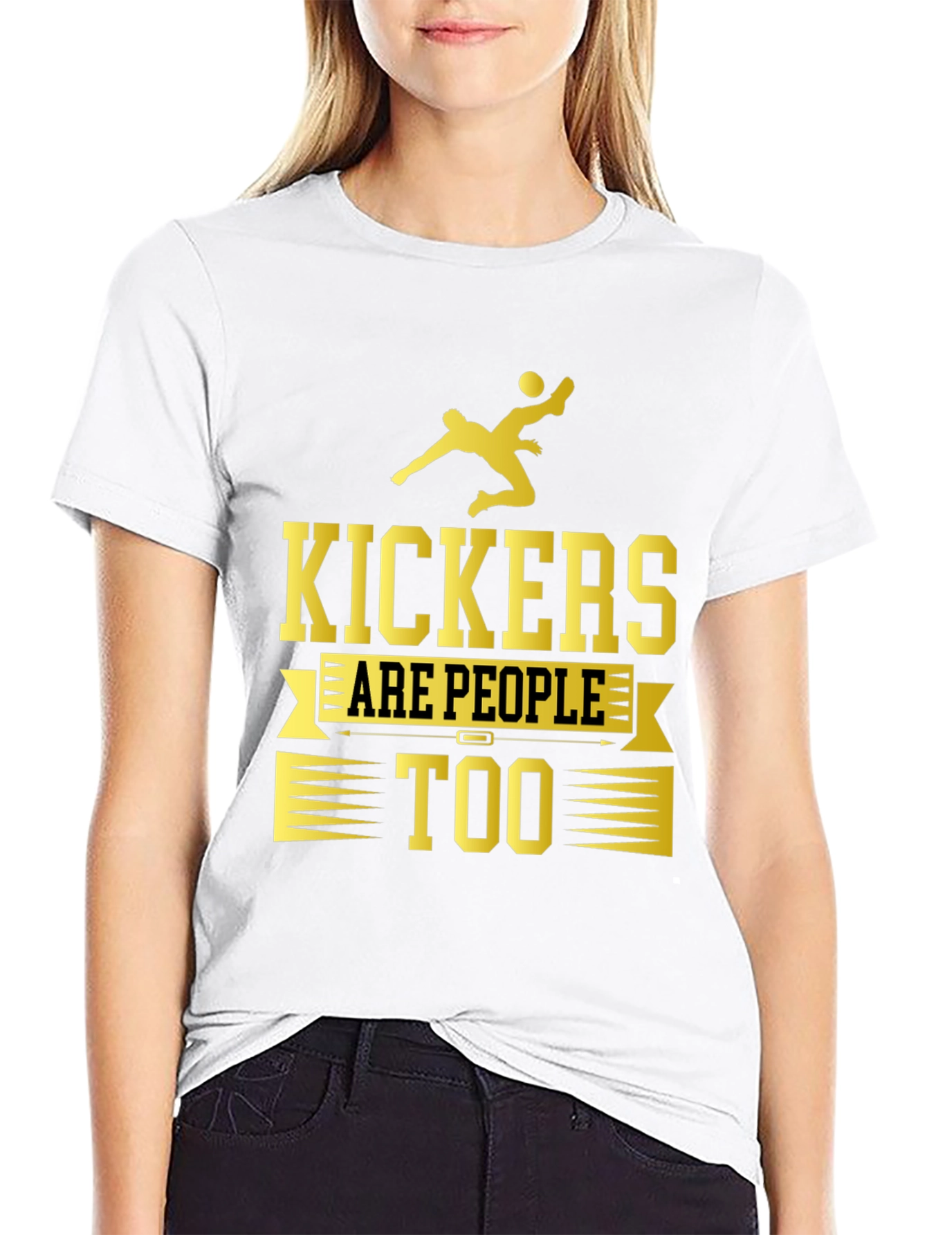 Kickers Are People Too Graphic T-Shirt