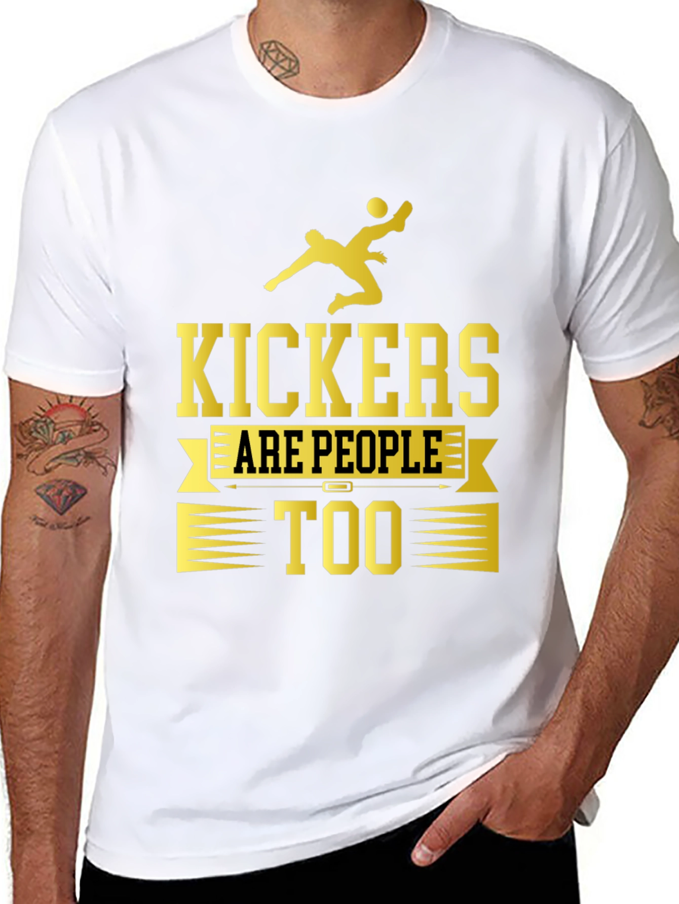 Kickers Are People Too Graphic T-Shirt