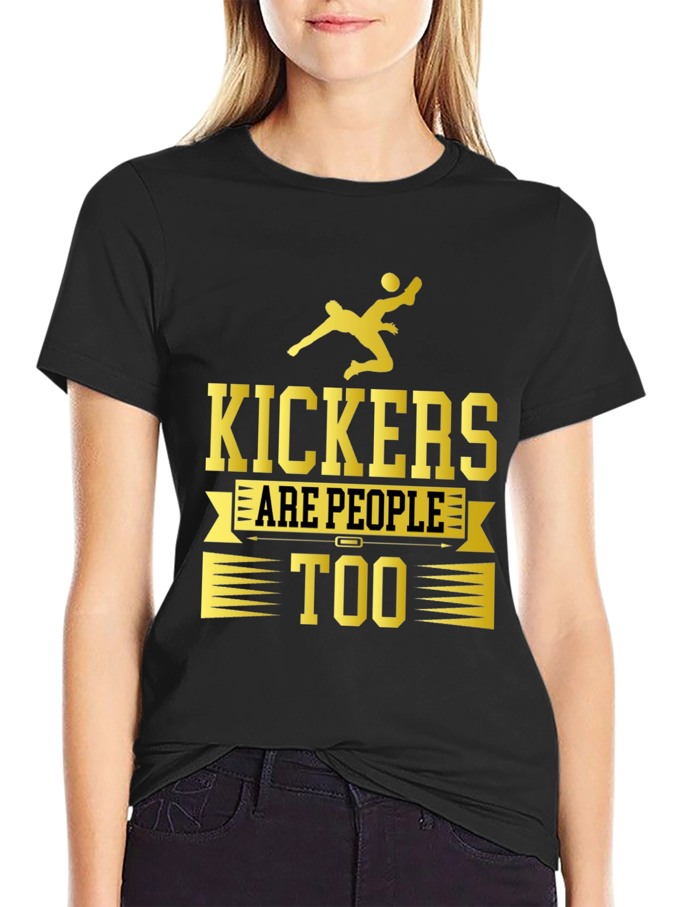 Kickers Are People Too Graphic T-Shirt