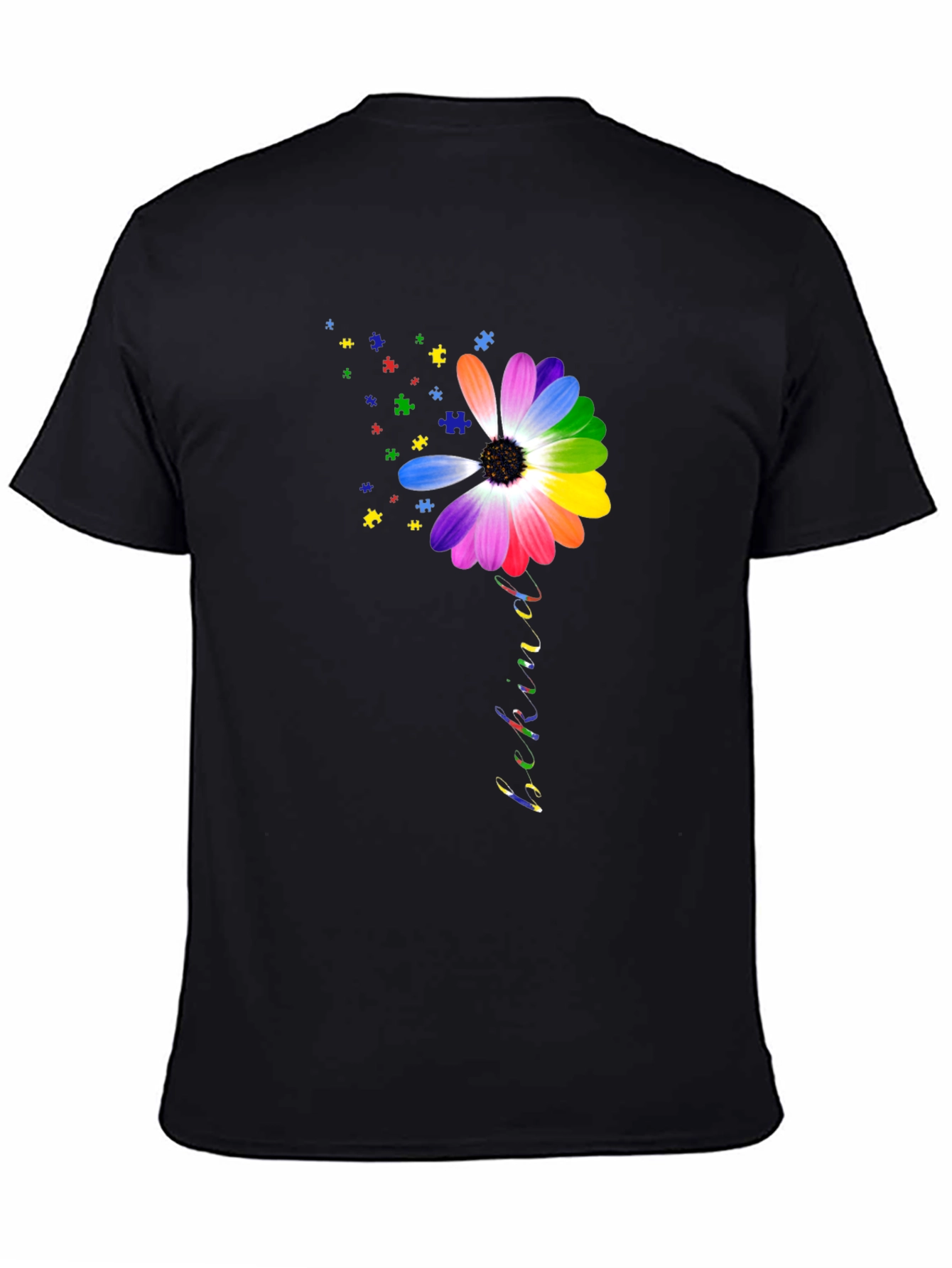Be Kind Autism Awareness Flower T-Shirt