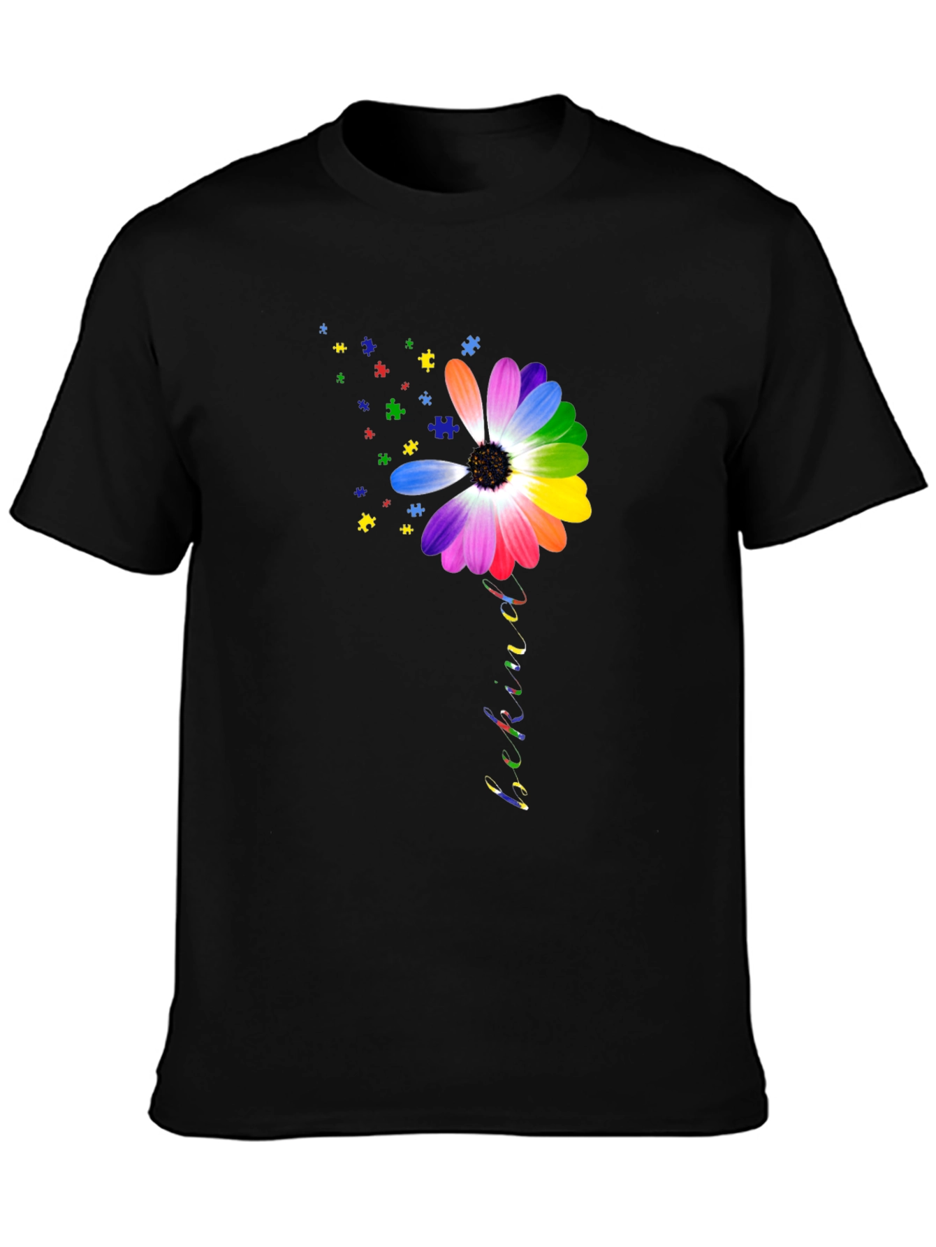 Be Kind Autism Awareness Flower T-Shirt