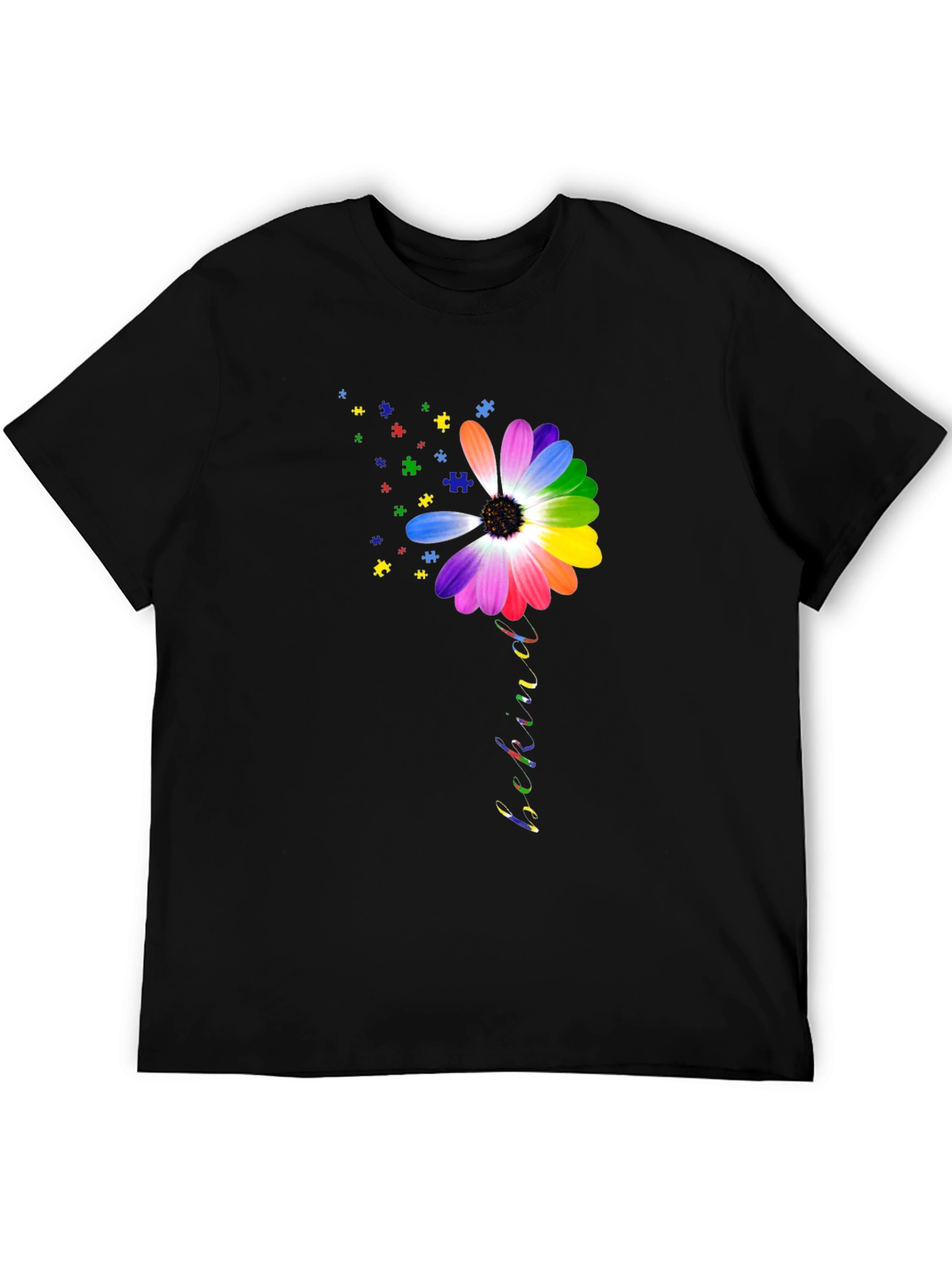 Be Kind Autism Awareness Flower T-Shirt