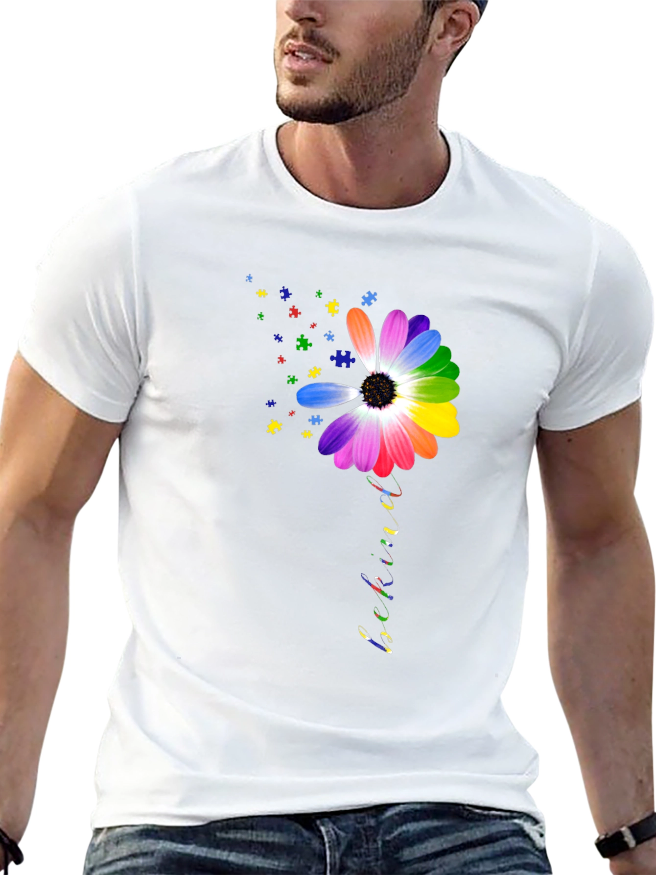 Be Kind Autism Awareness Flower T-Shirt