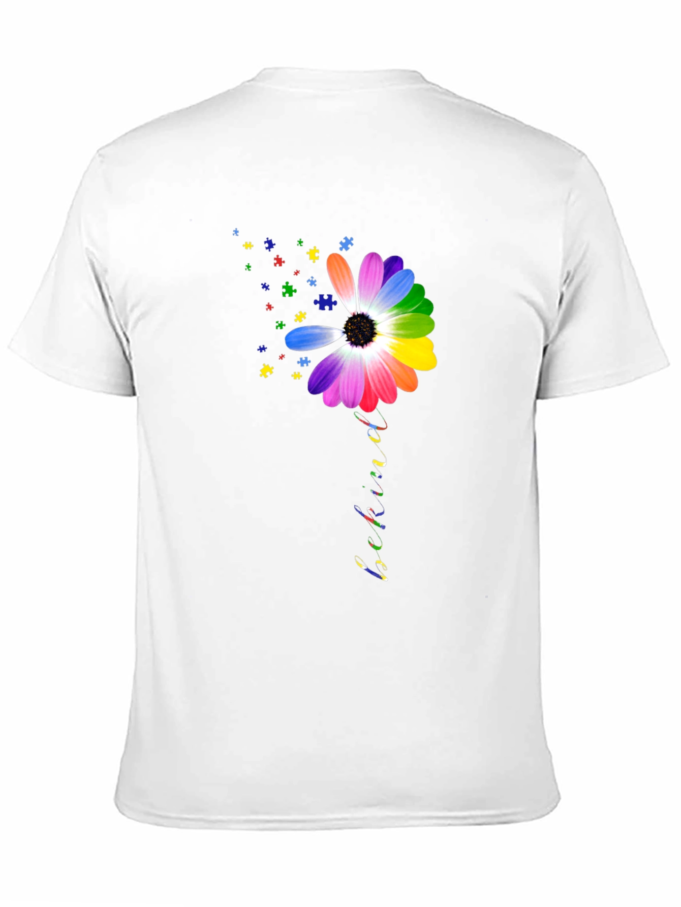 Be Kind Autism Awareness Flower T-Shirt