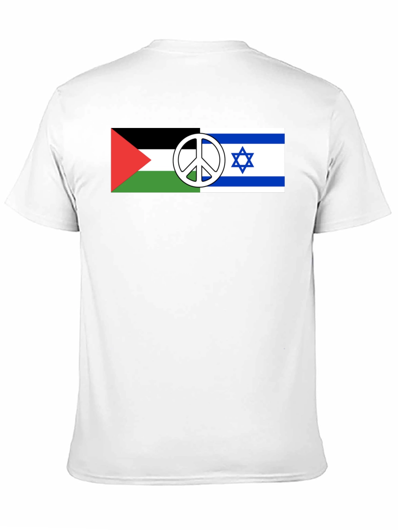 Palestine Israel Peace T-Shirt Black