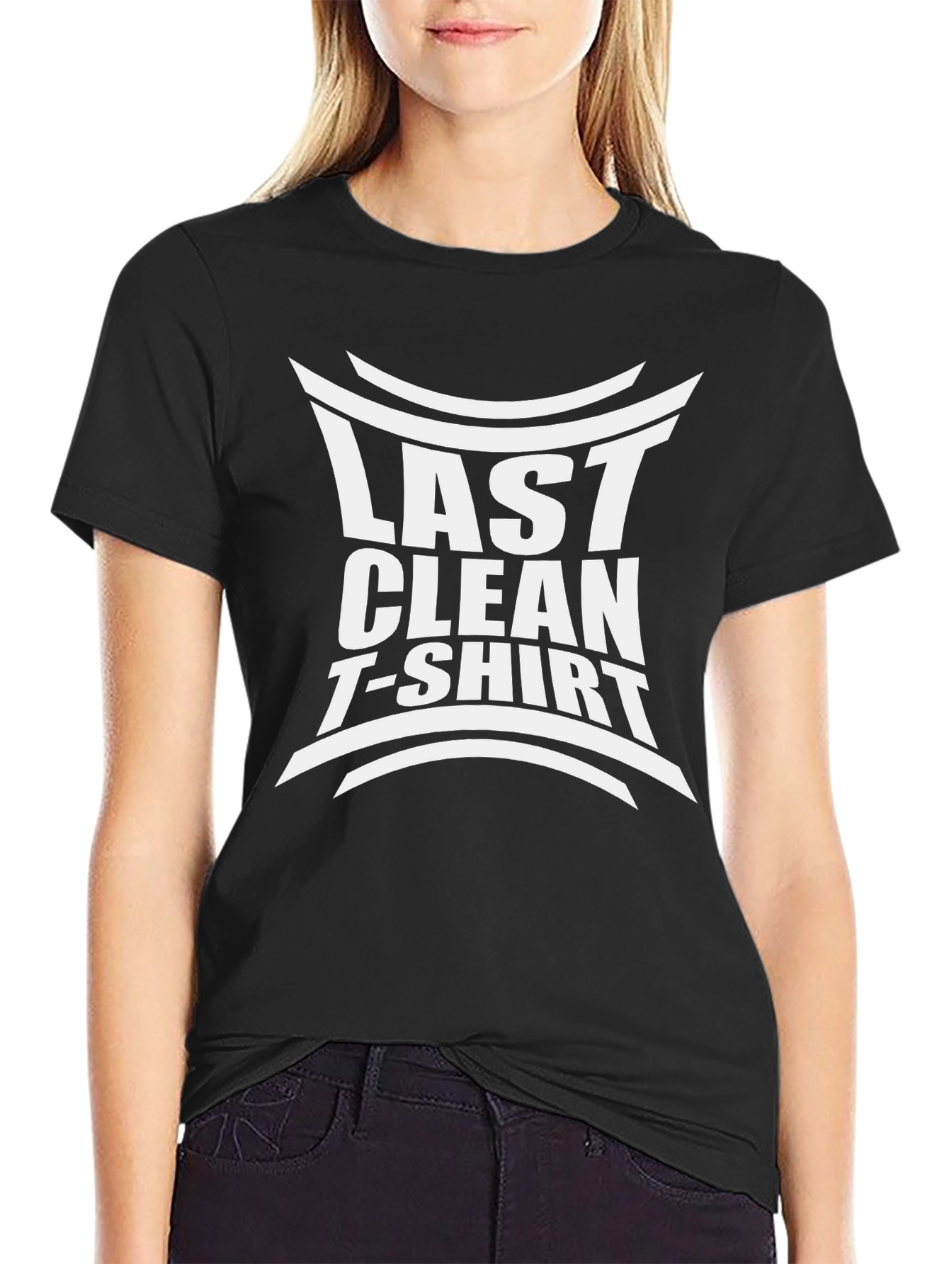 Last Clean T-Shirt Graphic Tee - Black