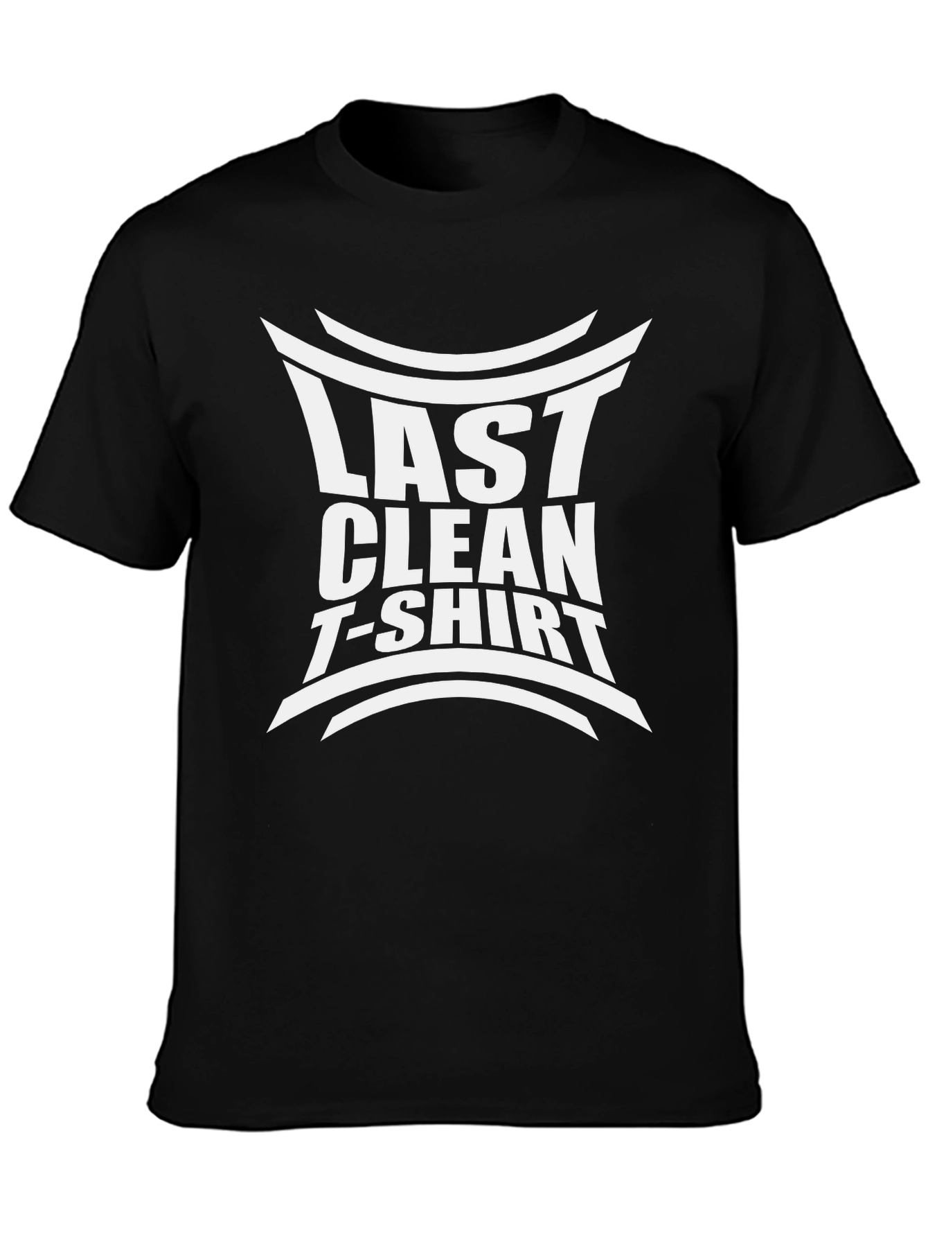 Last Clean T-Shirt Graphic Tee - Black