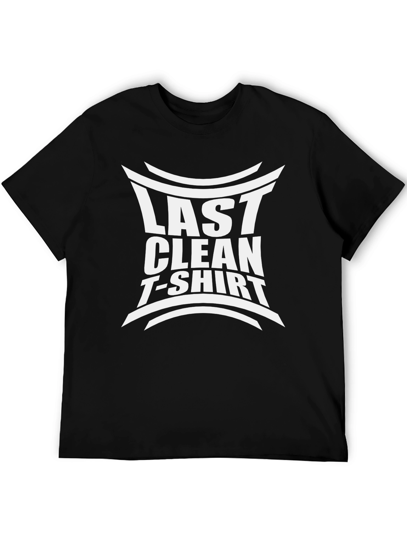 Last Clean T-Shirt Graphic Tee - Black