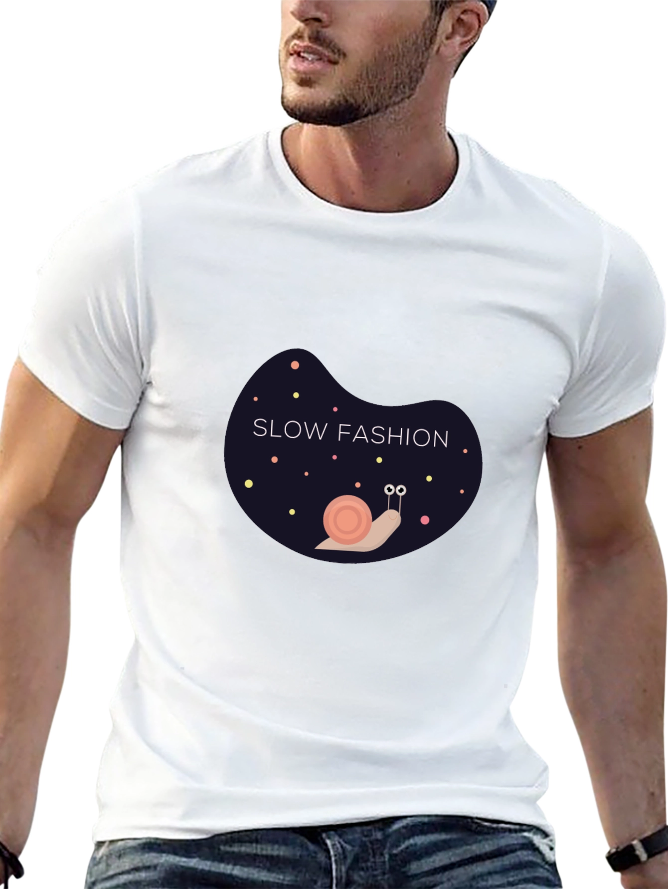 Slow Fashion Snail Graphic Tee