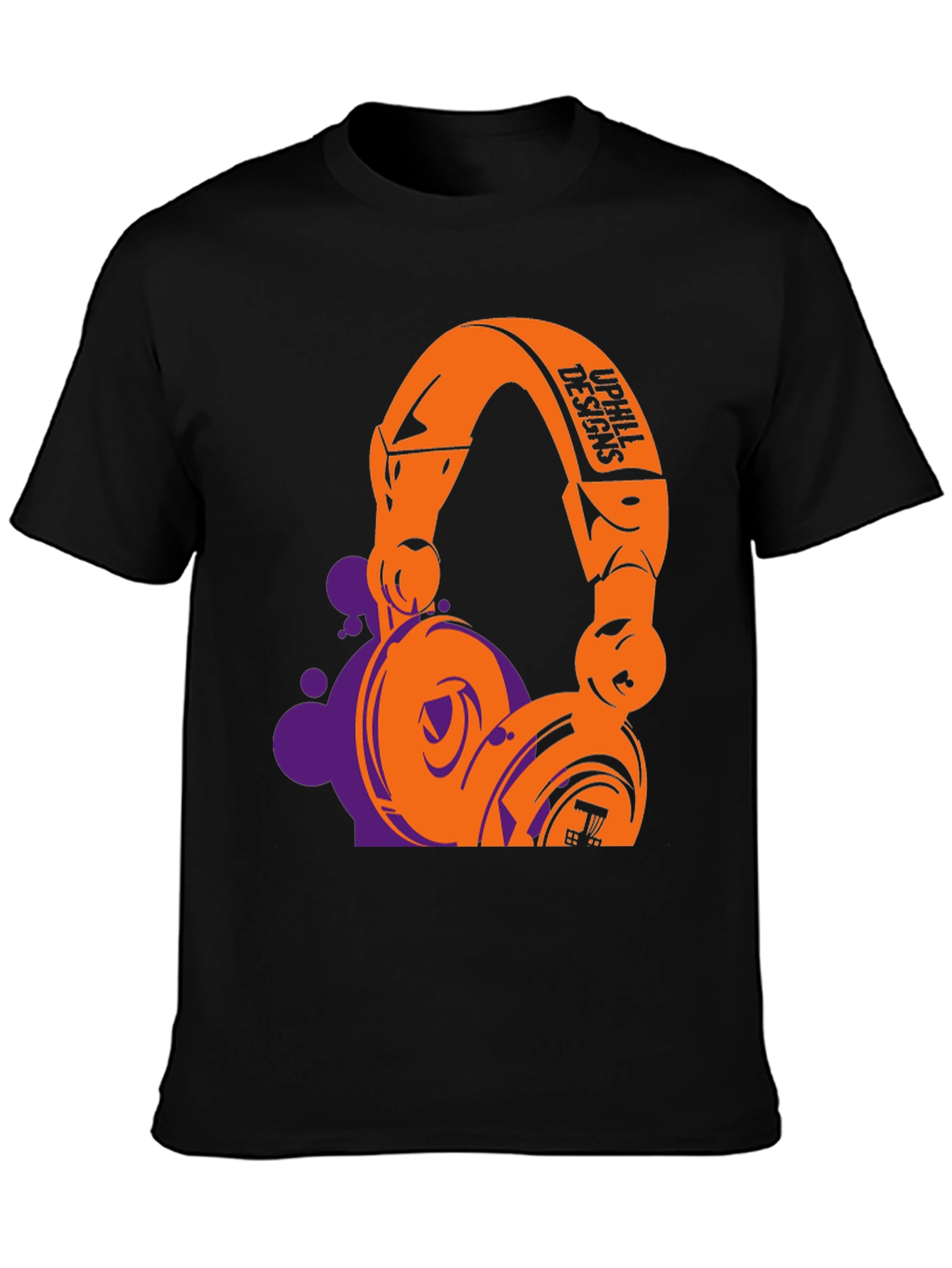 Stylish Graphic T-Shirt with Headphone Design