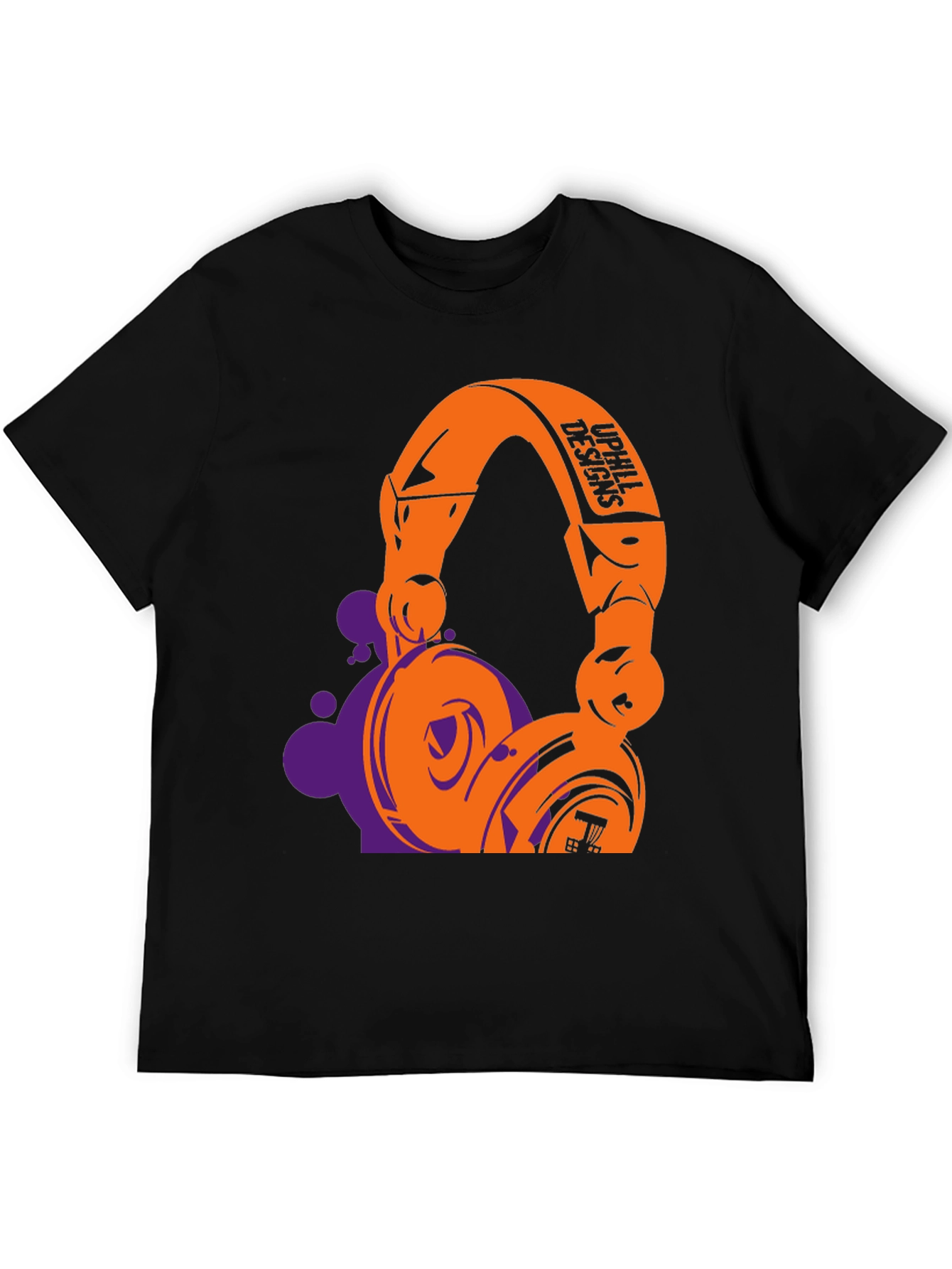Stylish Graphic T-Shirt with Headphone Design