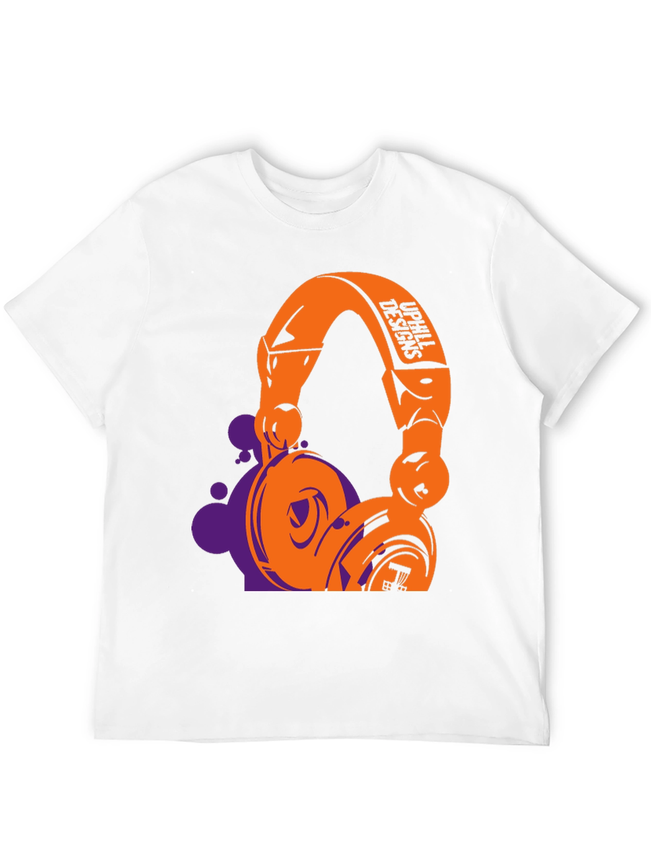 Stylish Graphic T-Shirt with Headphone Design