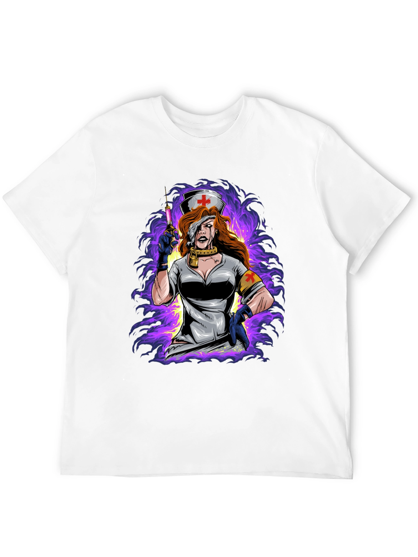 Nurse Graphic Black T-Shirt