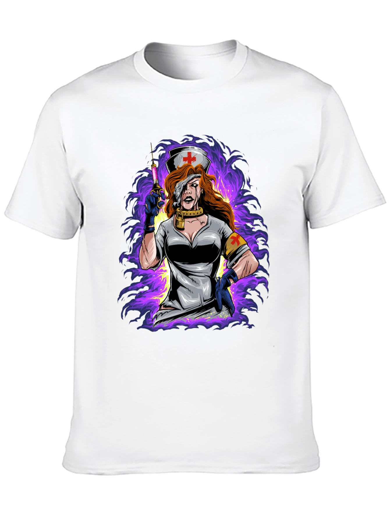 Nurse Graphic Black T-Shirt