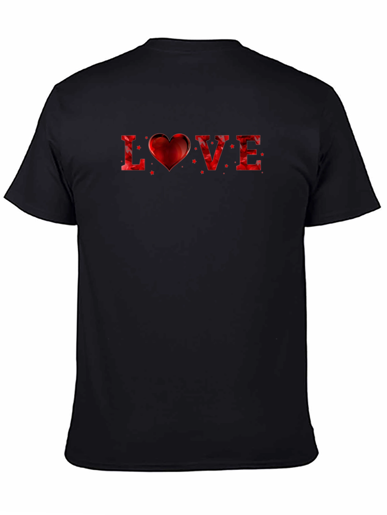 Love Heart Valentines Graphic T-Shirt