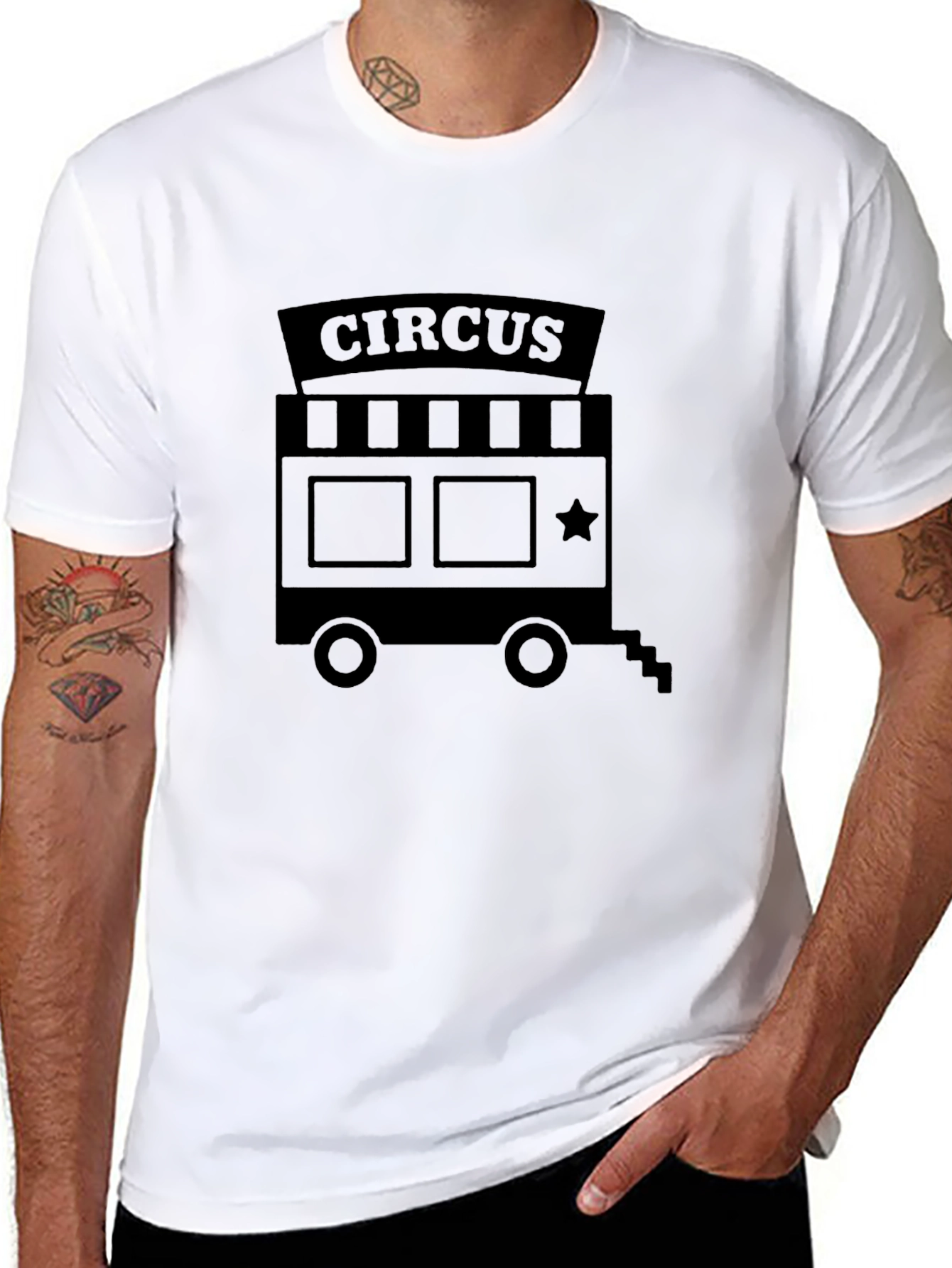 Circus Show Black T-Shirt