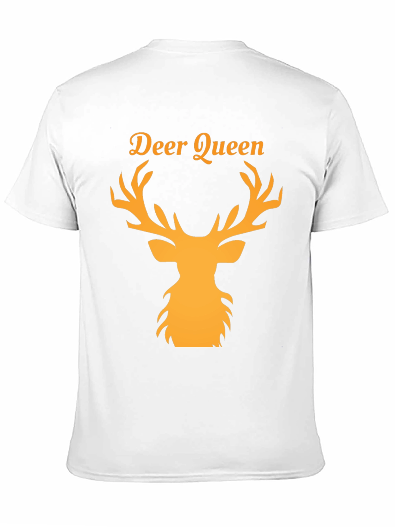 Deer Queen Graphic Tee - Black Unisex T-Shirt