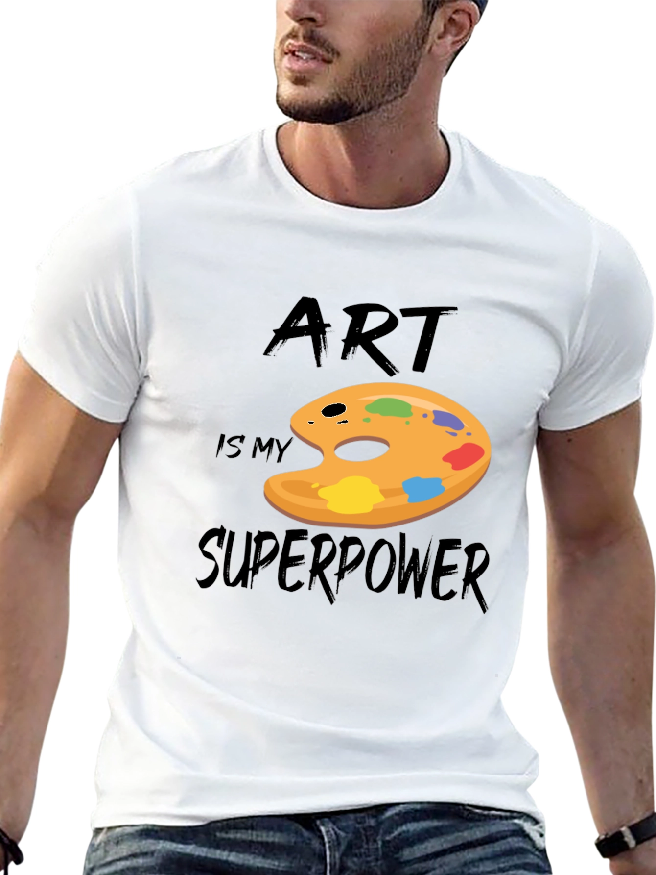 Art is My Superpower Graphic T-Shirt