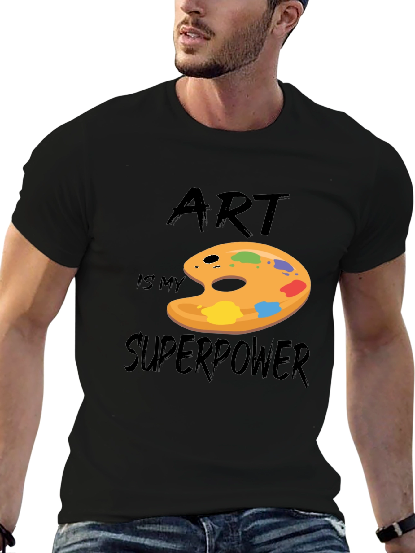 Art is My Superpower Graphic T-Shirt