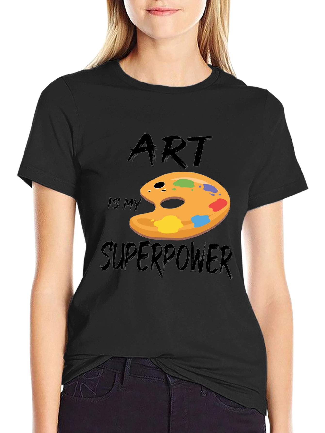 Art is My Superpower Graphic T-Shirt