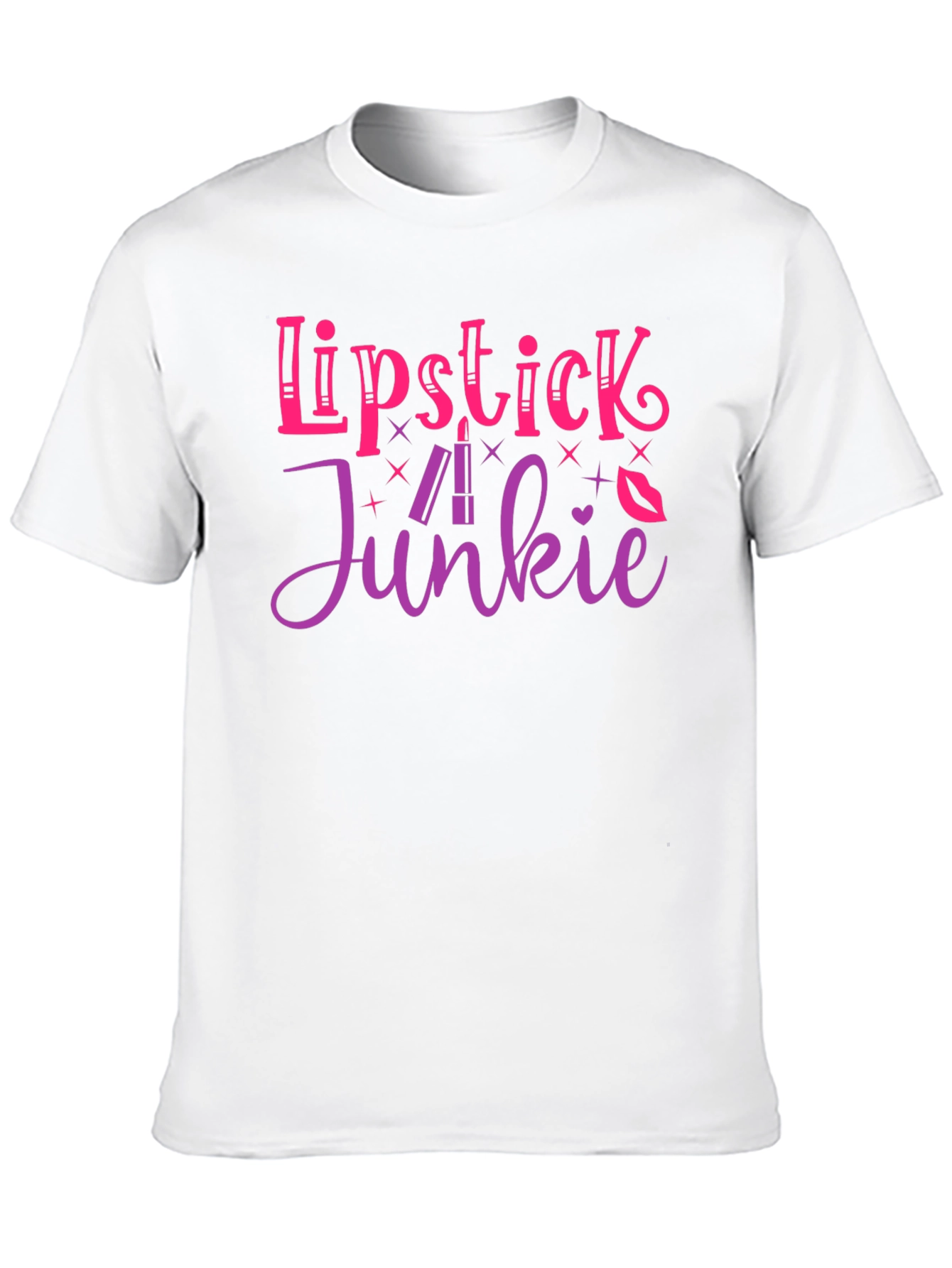 Lipstick Junkie Graphic T-Shirt