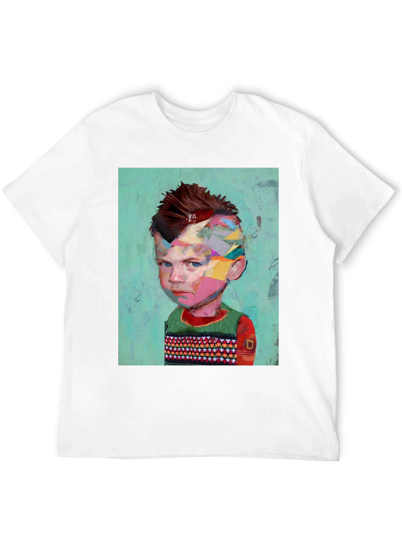 Abstract Portrait Graphic T-Shirt