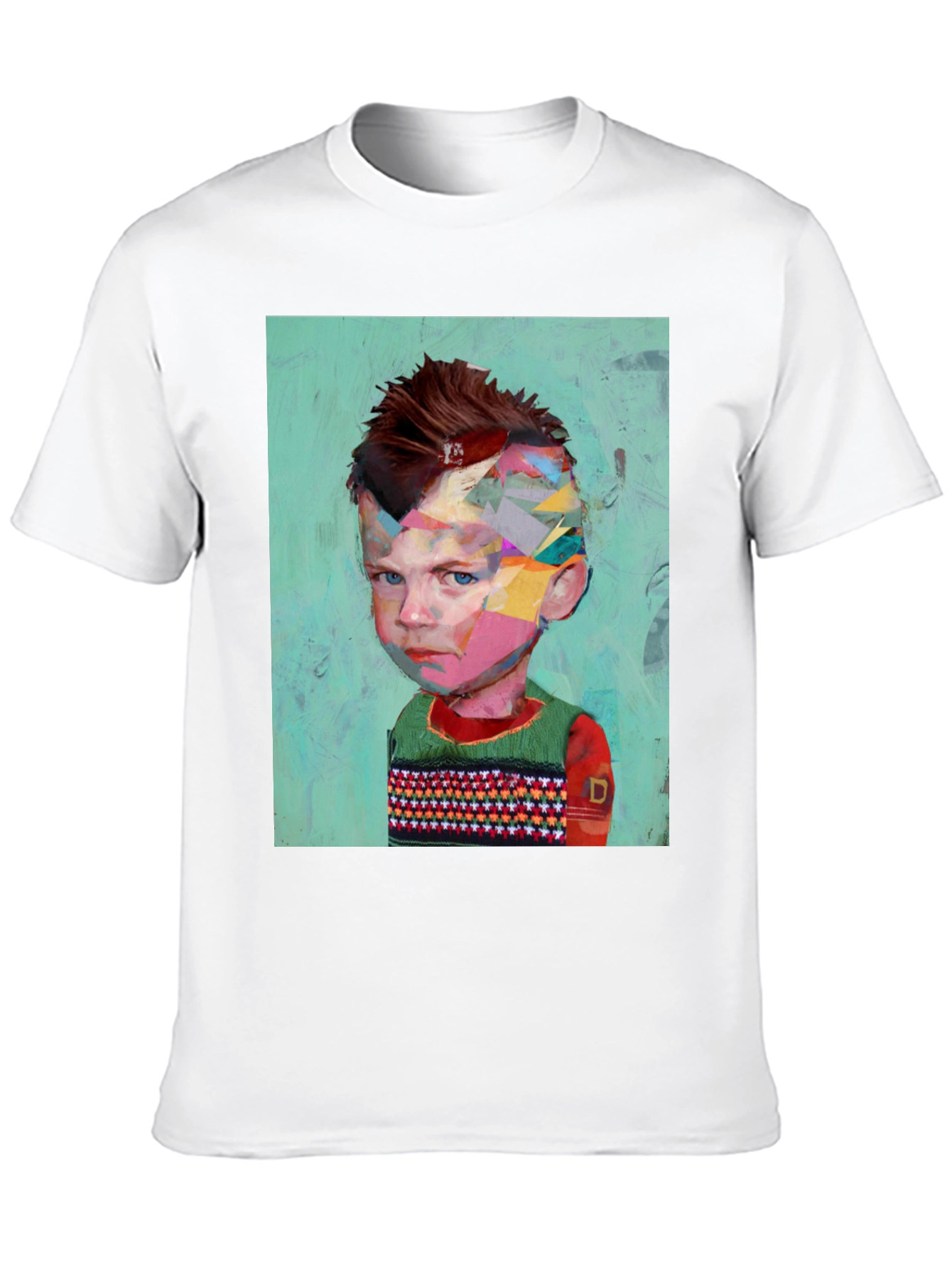 Abstract Portrait Graphic T-Shirt