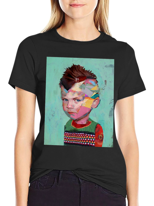 Abstract Portrait Graphic T-Shirt